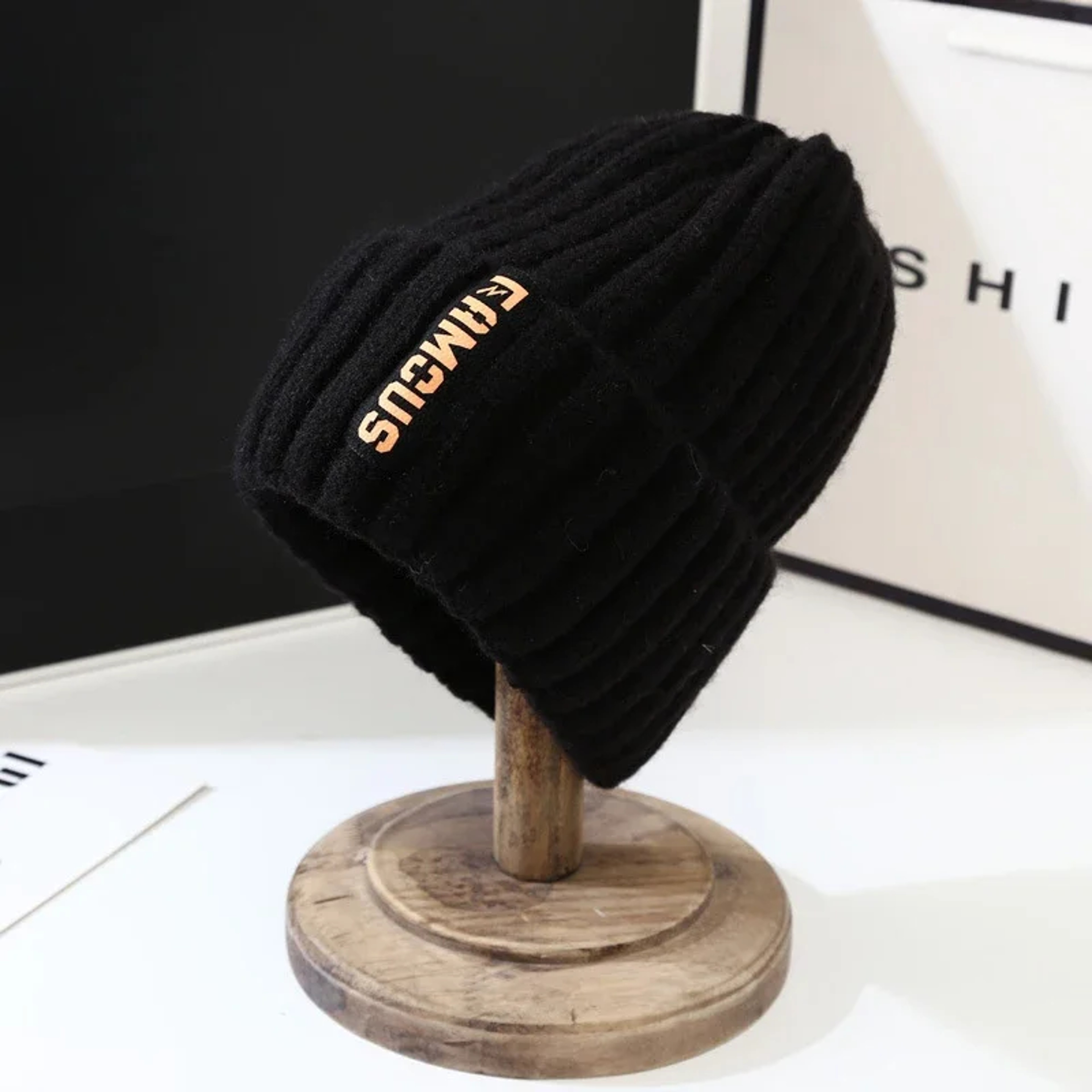 Soft Crochet Beanie, Unisex Winter Hat, Warm Knit Cap, Solid Color Fashion Accessory – view 11