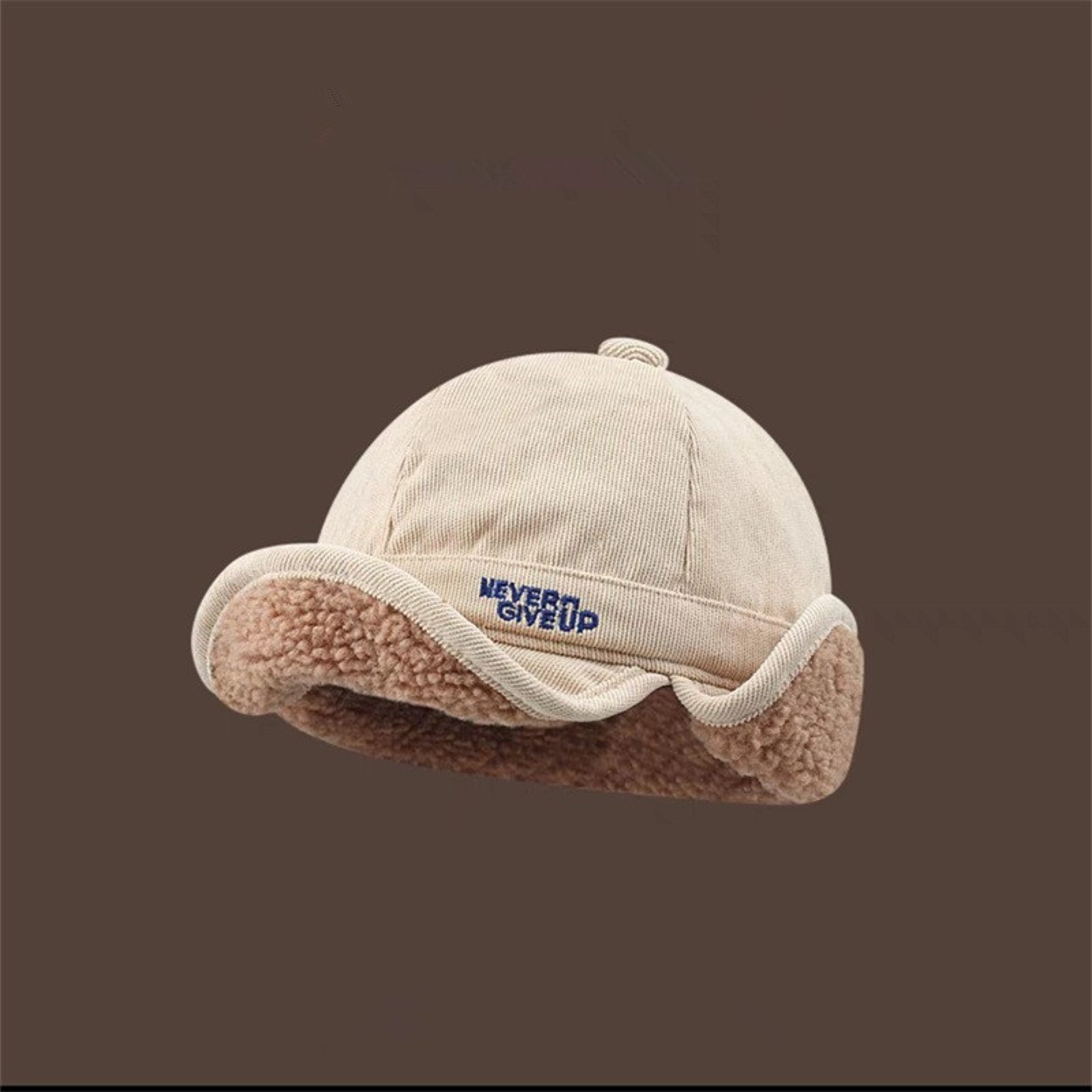 Thickened Sheep Wool Hat Ear Protection For Men And Women Warm Cycling Beanie For Autumn Winter 9