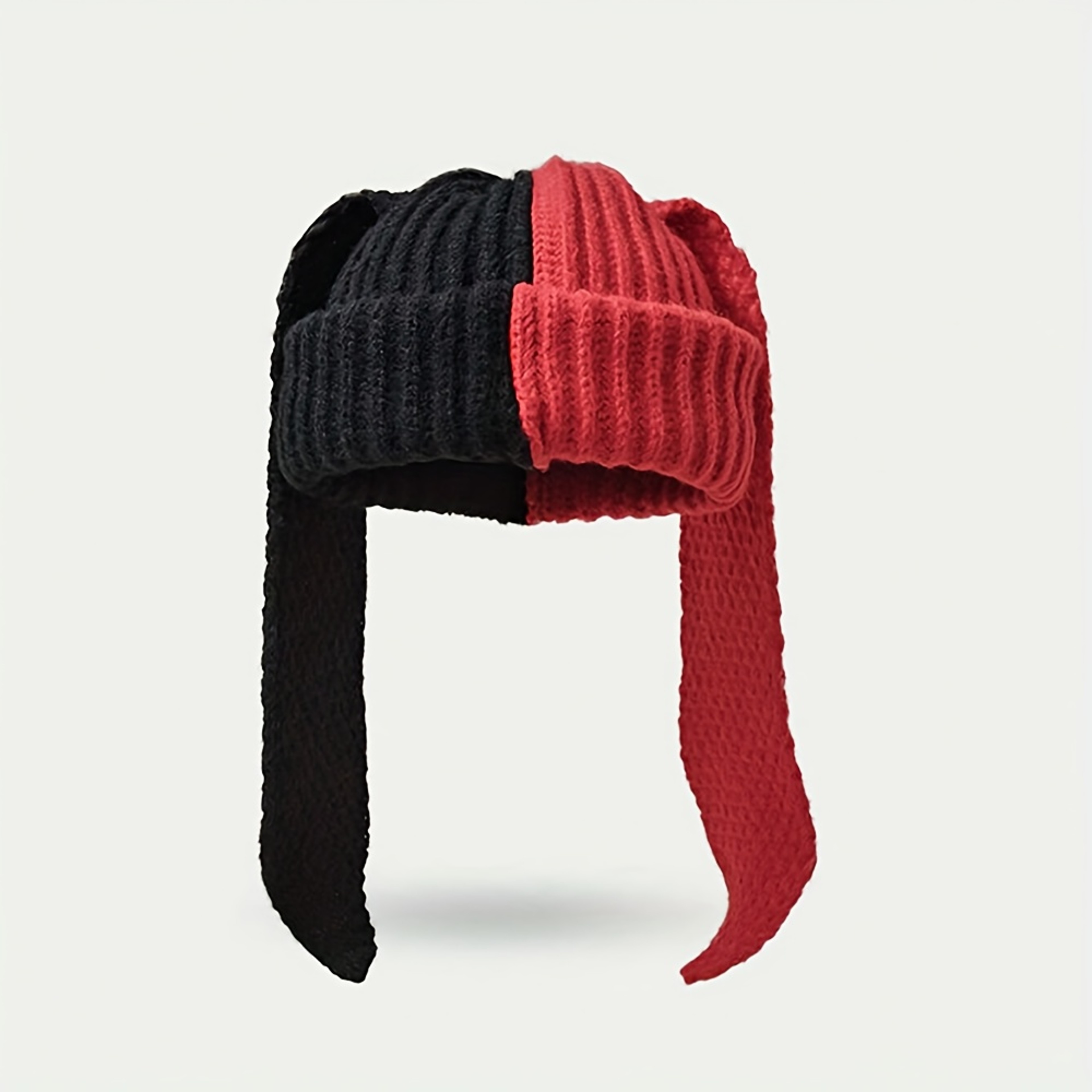 Cute Rabbit Ear Hat, Women's Long Ear Winter Cap, Animal Themed Warm Clothing Accessories – view 4