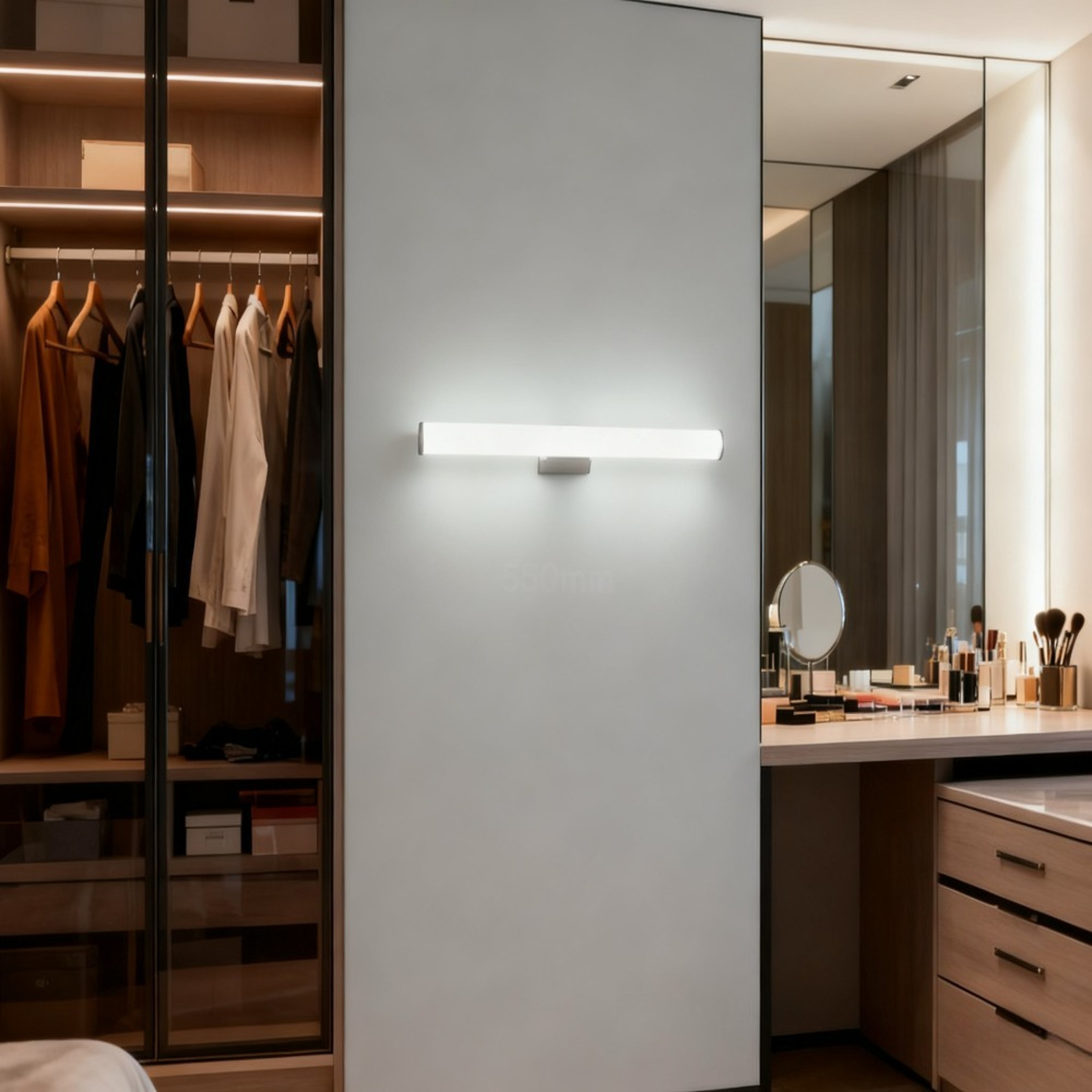 Nordic Style Vanity Light for Bathroom, Waterproof Mirror Lamp with Warm White for Bedroom – view 2
