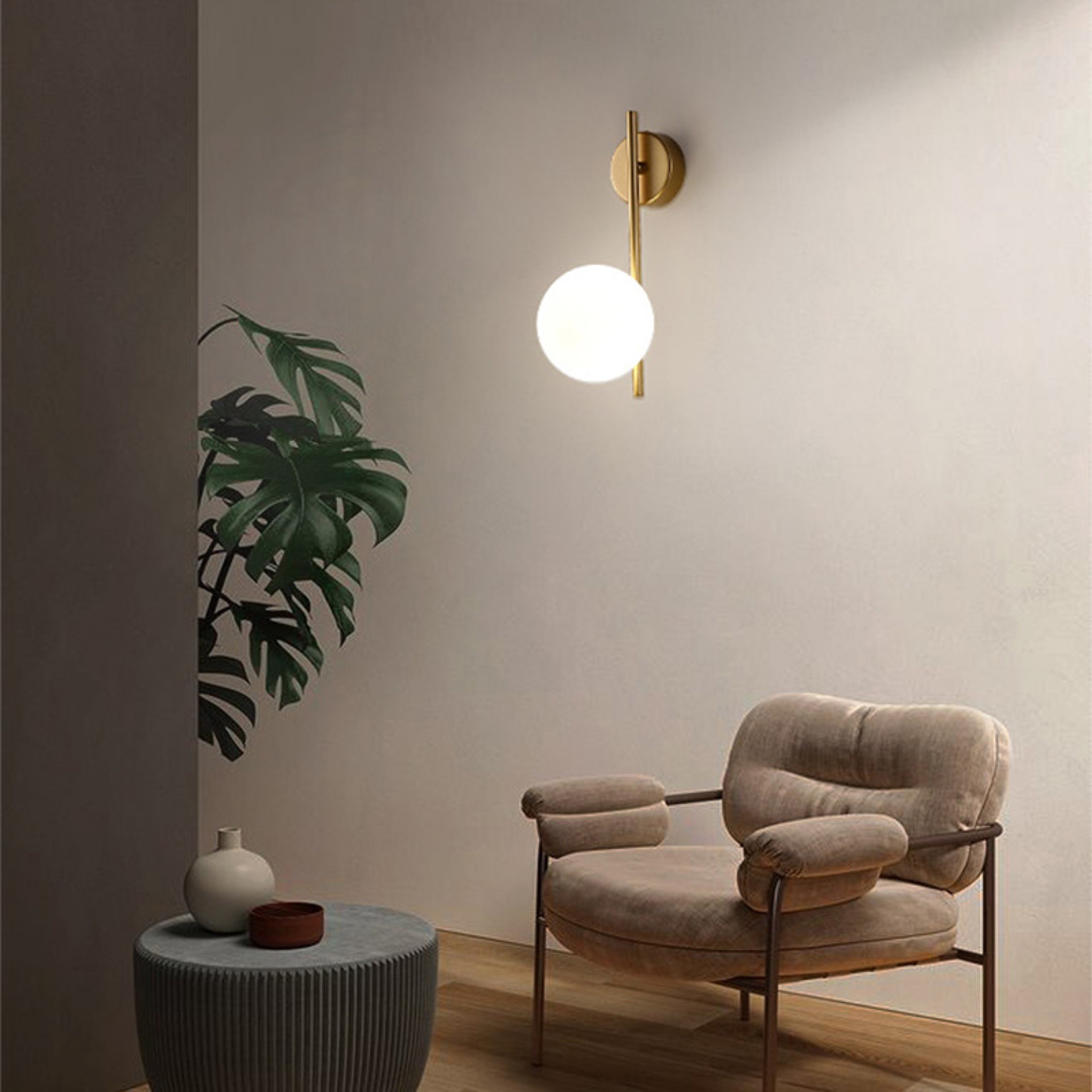 Black Gold Interior LED Wall Lamps Wall Lights With Bulb For Bedroom LED Wall Sconce For Home Light 11
