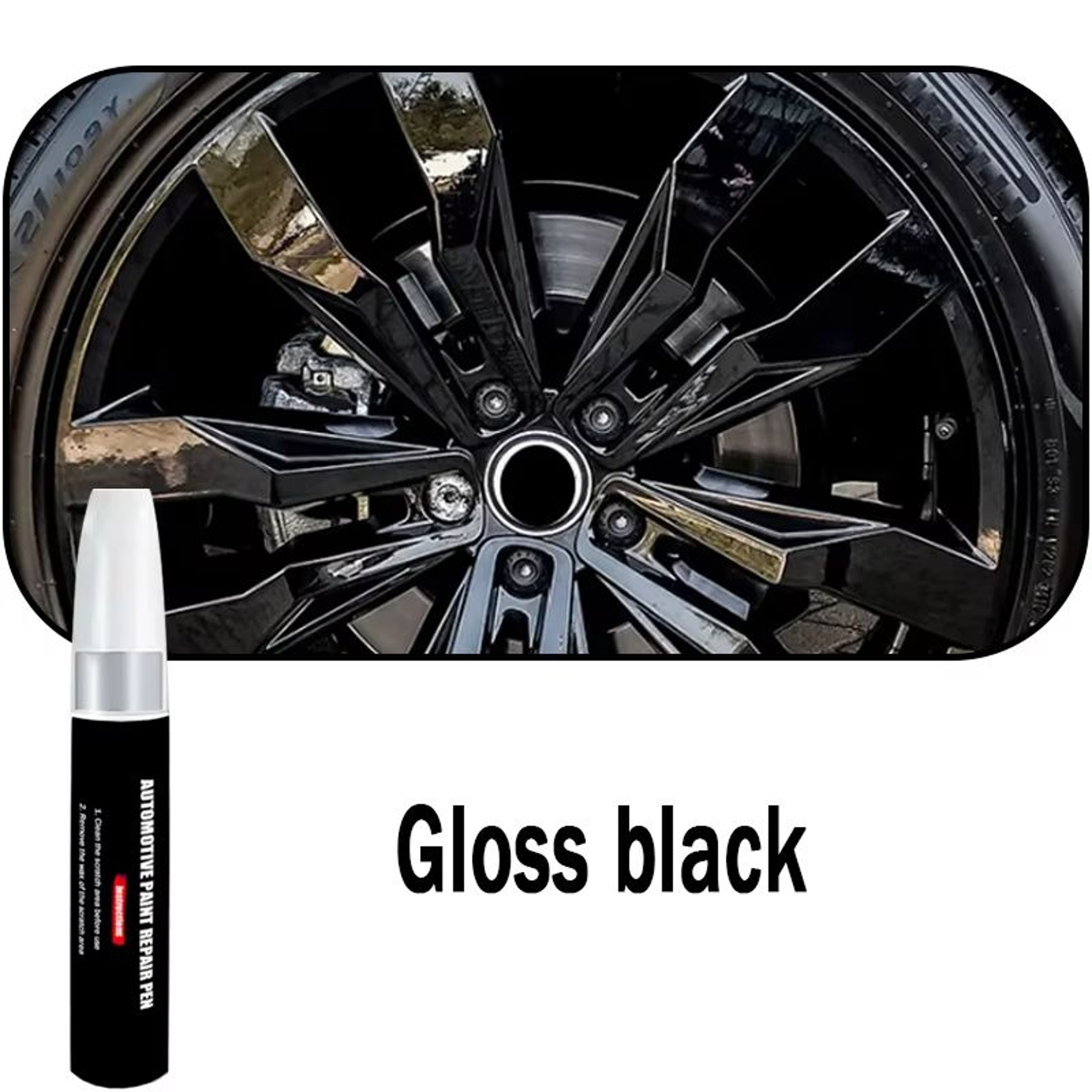 Car Wheel Touch Up Paint Pen Quick Fix For Scratches  Chips Automotive Paint 2