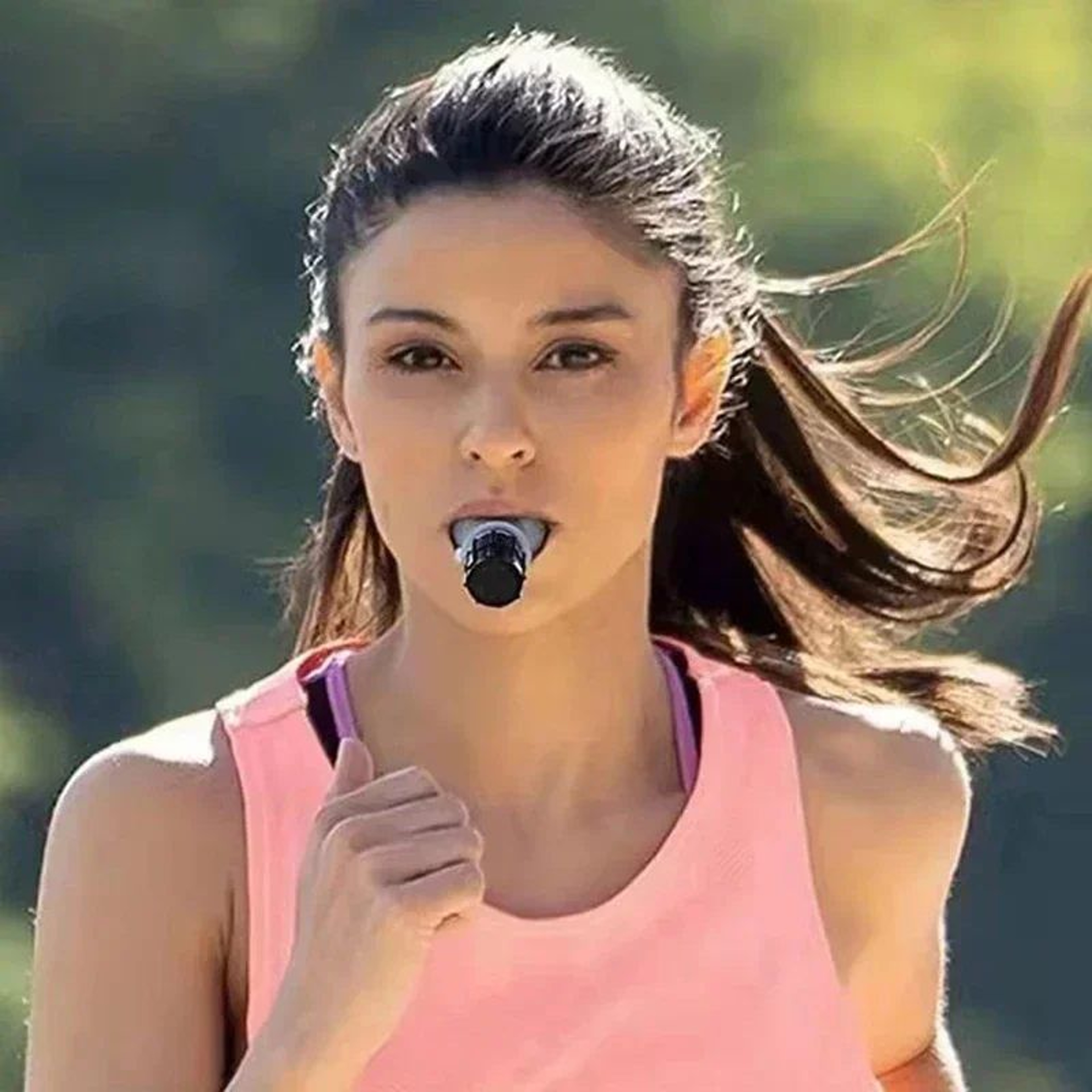 Portable Breathing Exercise Device for Lungs Adjustable Resistance Fitness Trainer for Endurance