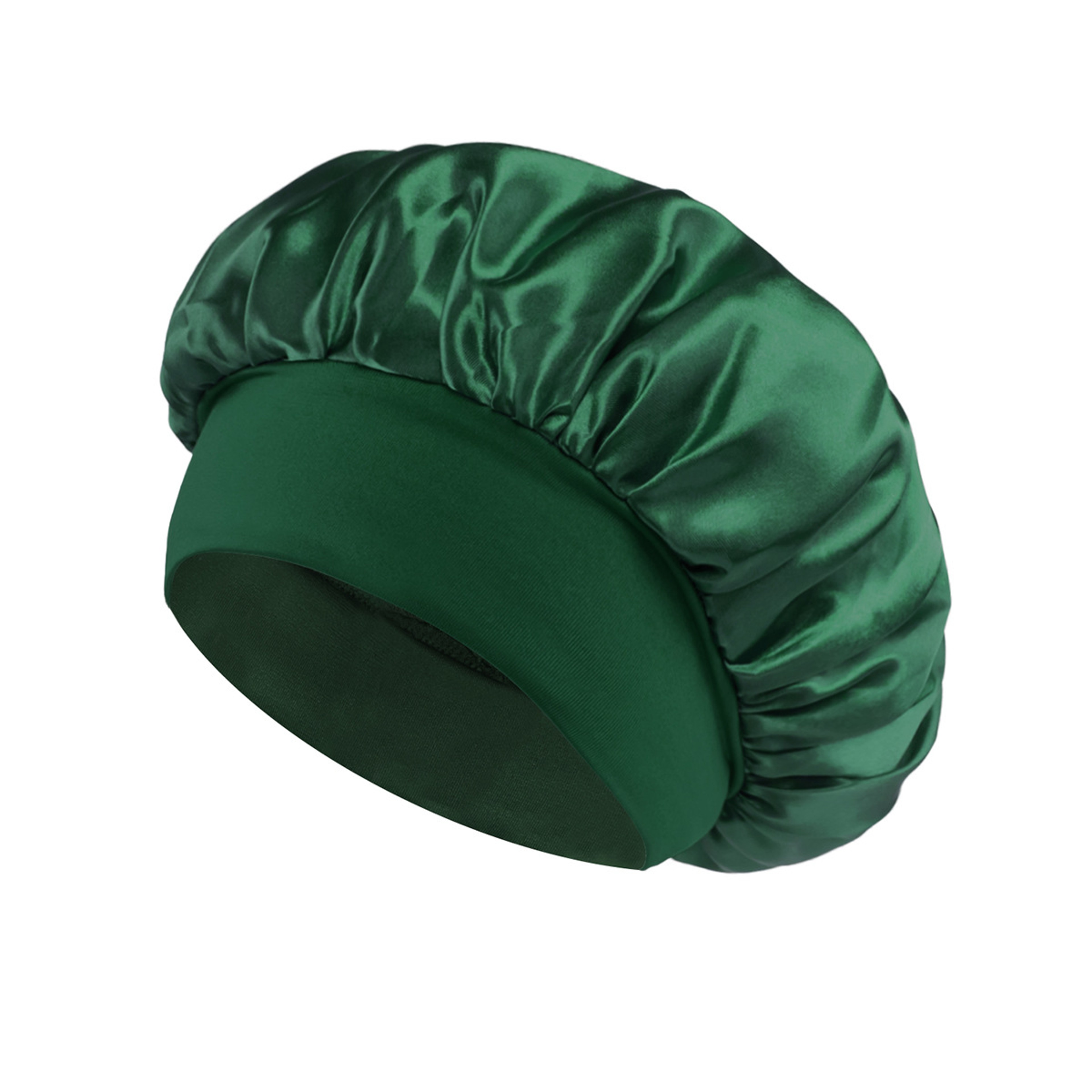 Soft Silk Satin Lined Bonnet for Sleeping, Large Satin Hair Bonnet for Women, Shower Cap & Hair Wrap for Long Hair – view 10