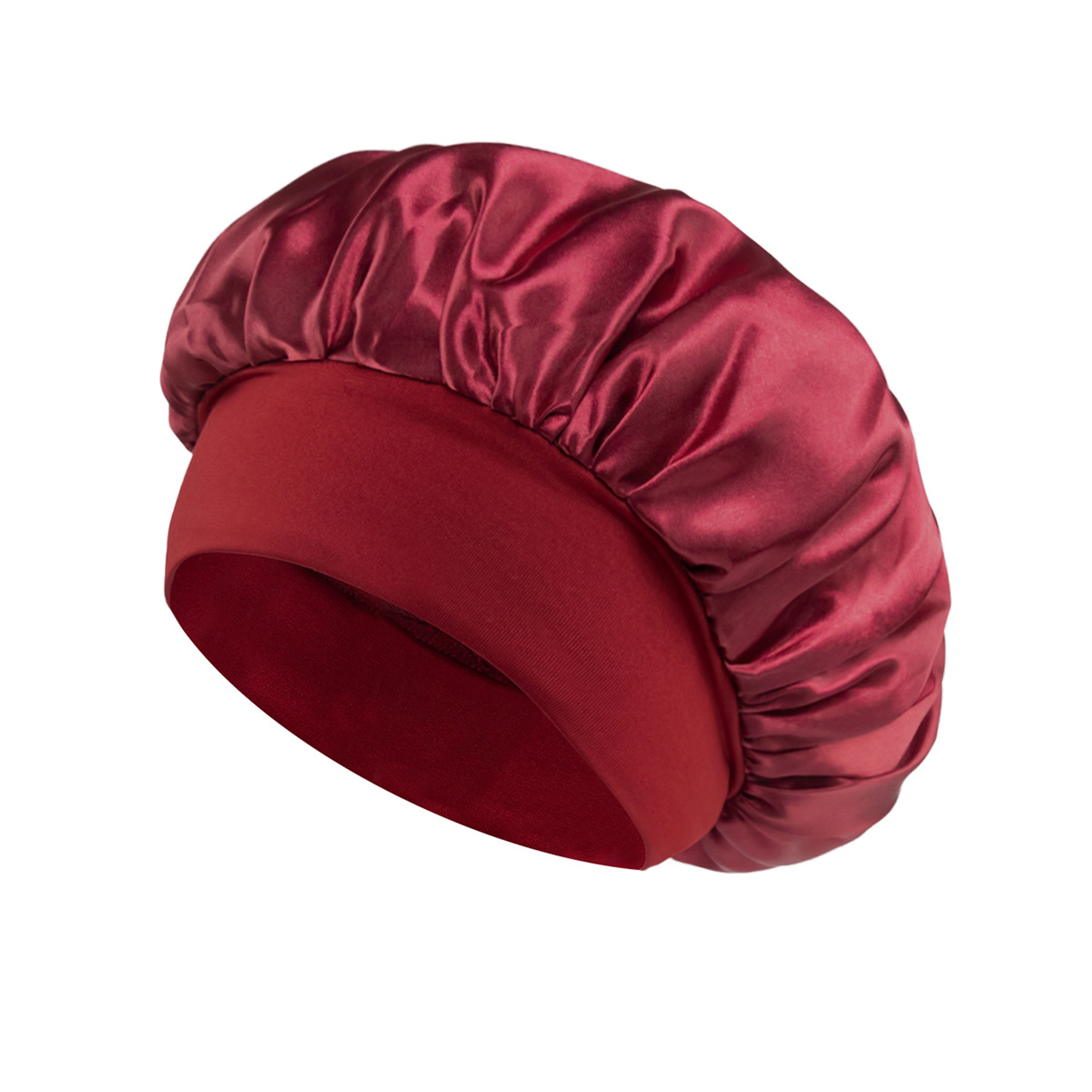 Soft Silk Satin Lined Bonnet for Sleeping, Large Satin Hair Bonnet for Women, Shower Cap & Hair Wrap for Long Hair – view 13