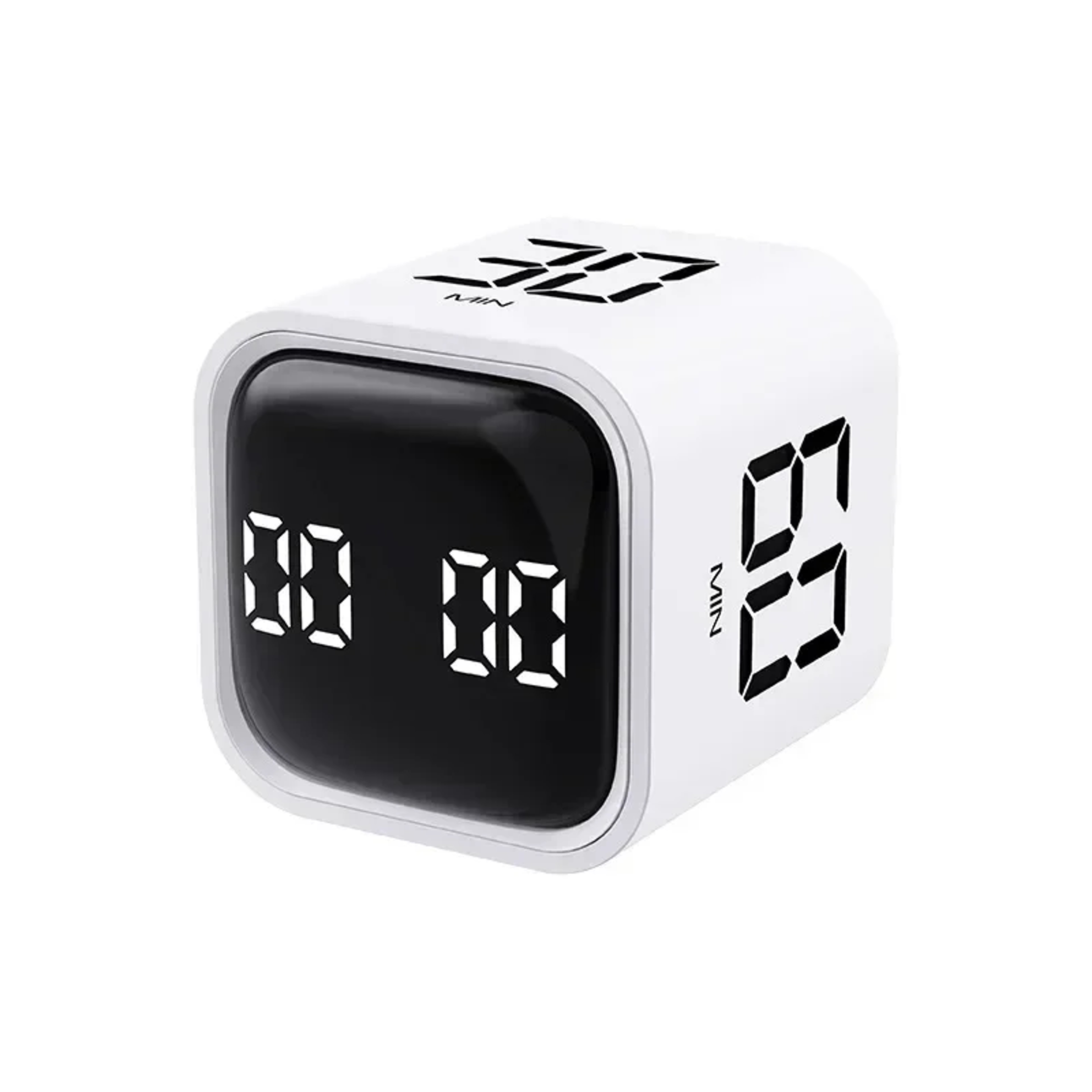 Mini Cube Timer Flipping Gravity Sensor Countdown With LED Display  Dual Modes For Work Or Kitchen 6