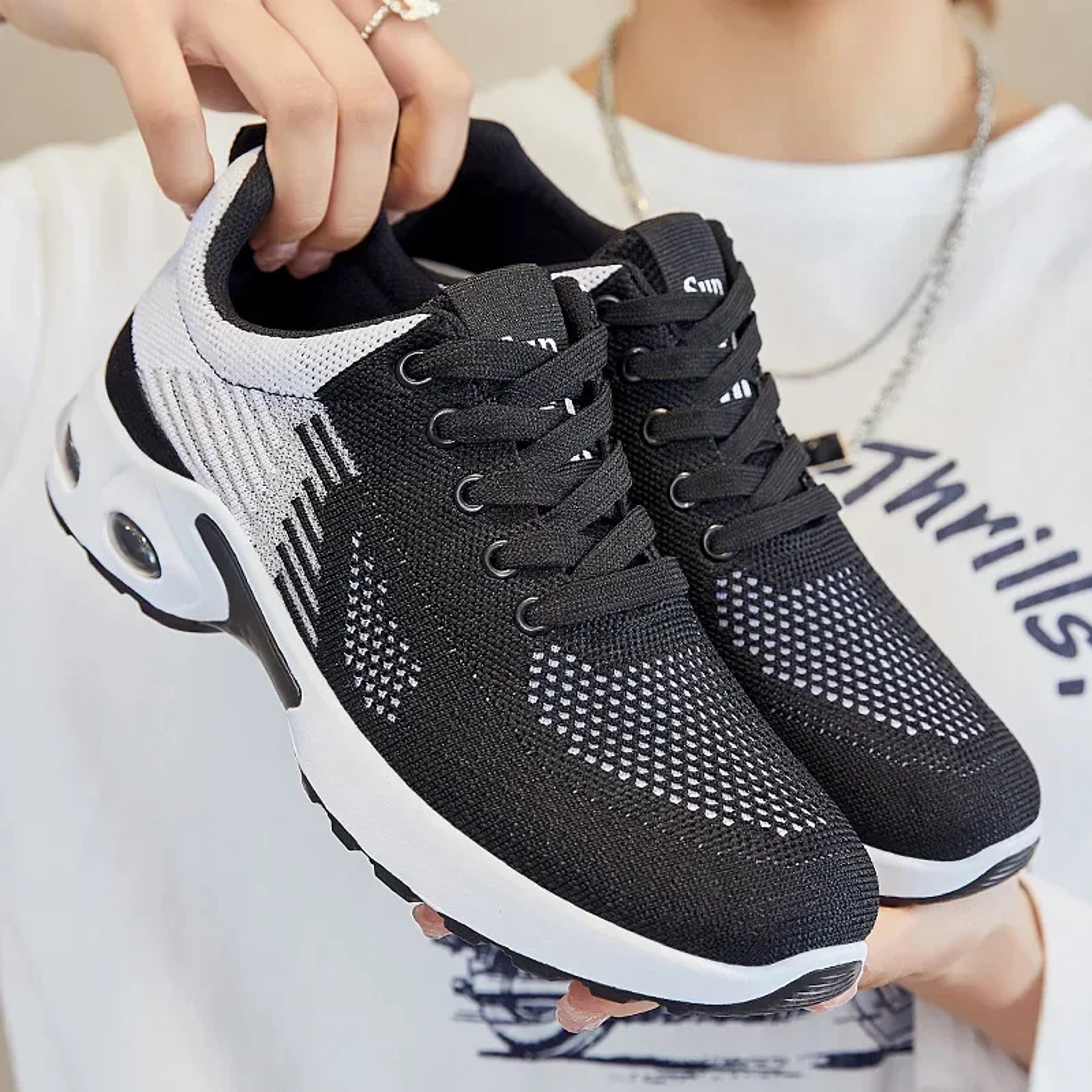 Lazy Walking Ladies Shoes Lightweight Summer Sneakers For Women 0