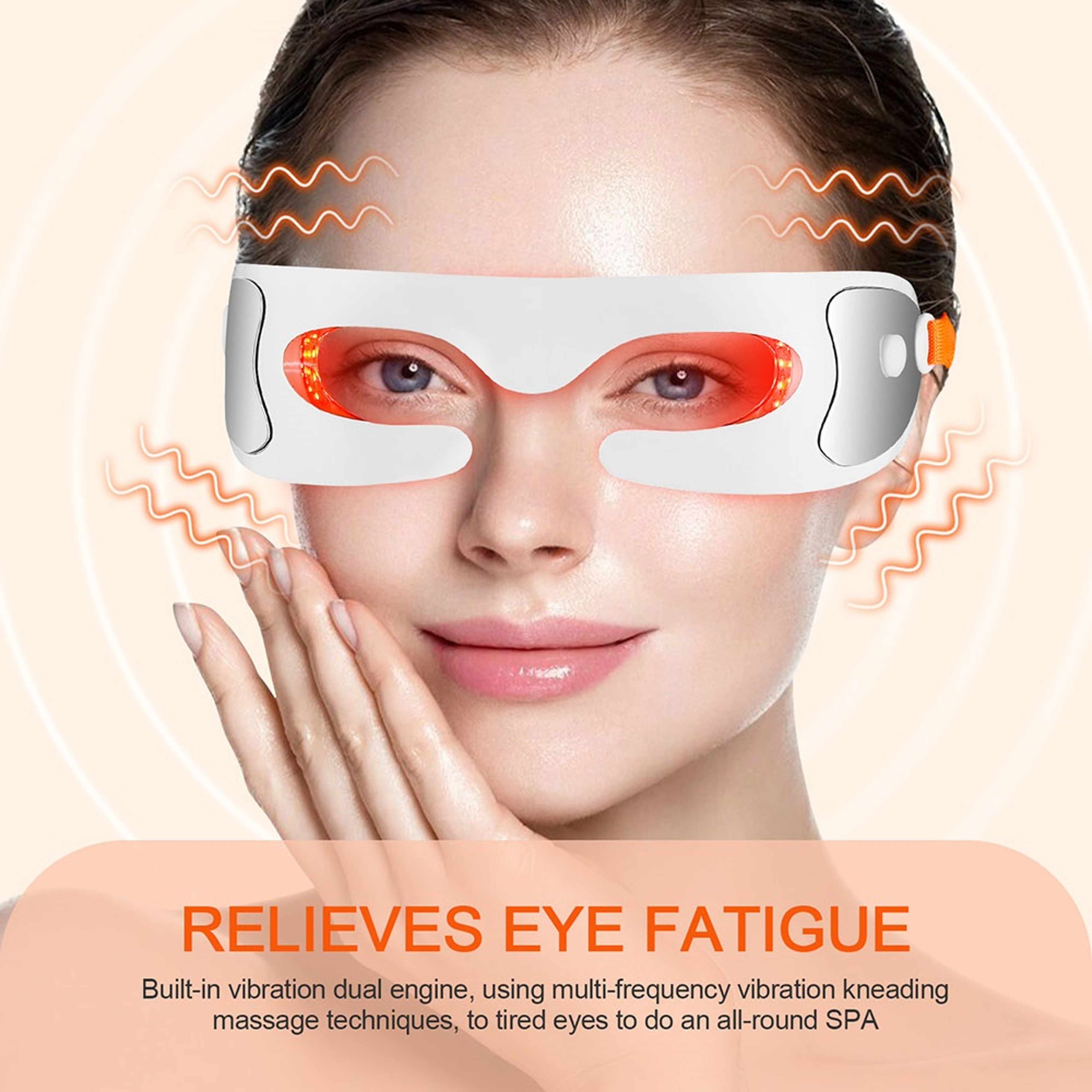 LED Eye Massager for Anti-Aging, Photon Therapy to Lighten Dark Circles & Smooth Fine Lines – view 3