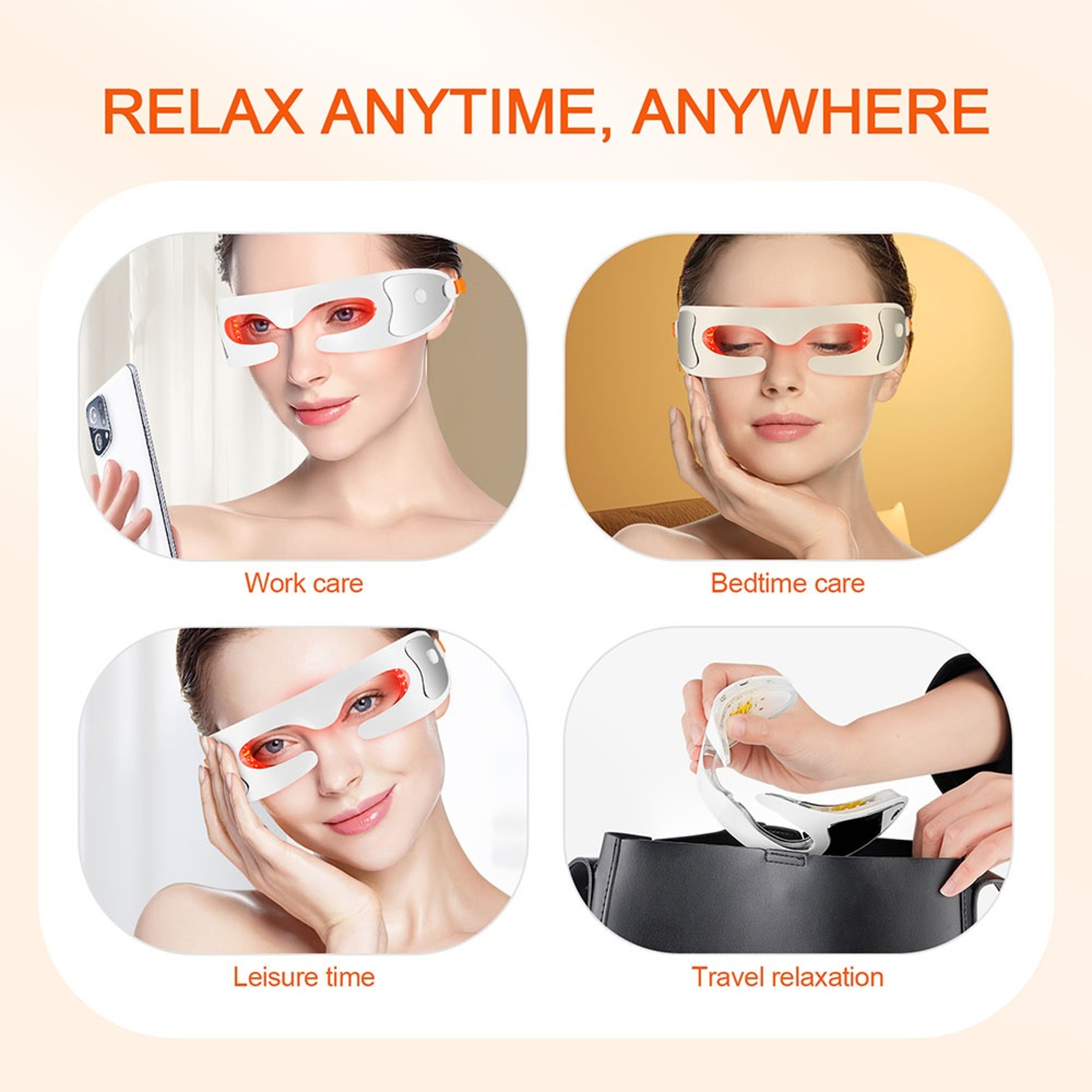 LED Eye Massager for Anti-Aging, Photon Therapy to Lighten Dark Circles & Smooth Fine Lines – view 6