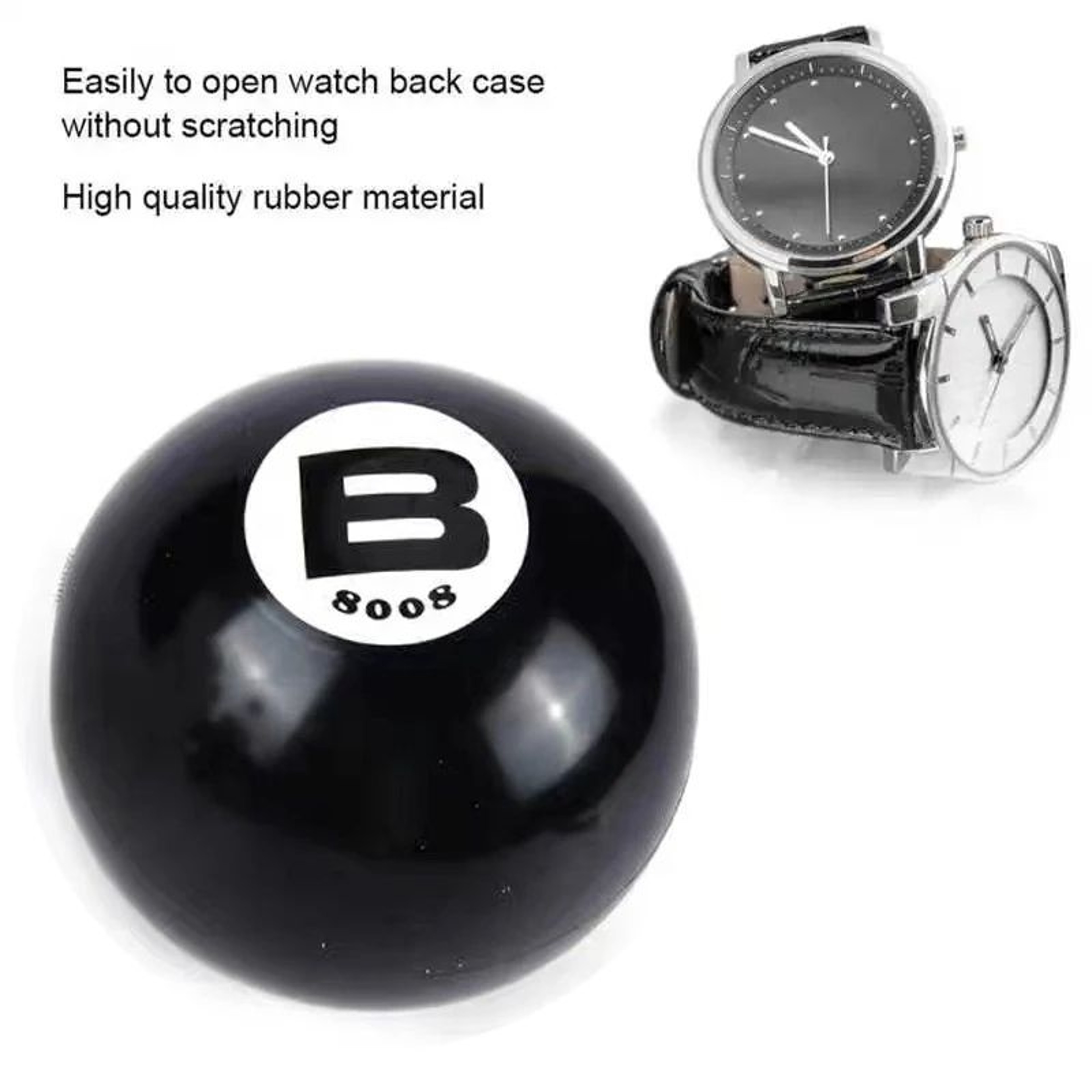 Practical Rubber Screwing Ball Type Watch Back Case Opener Tool Watchmaker Wristwatch Repair Access 1