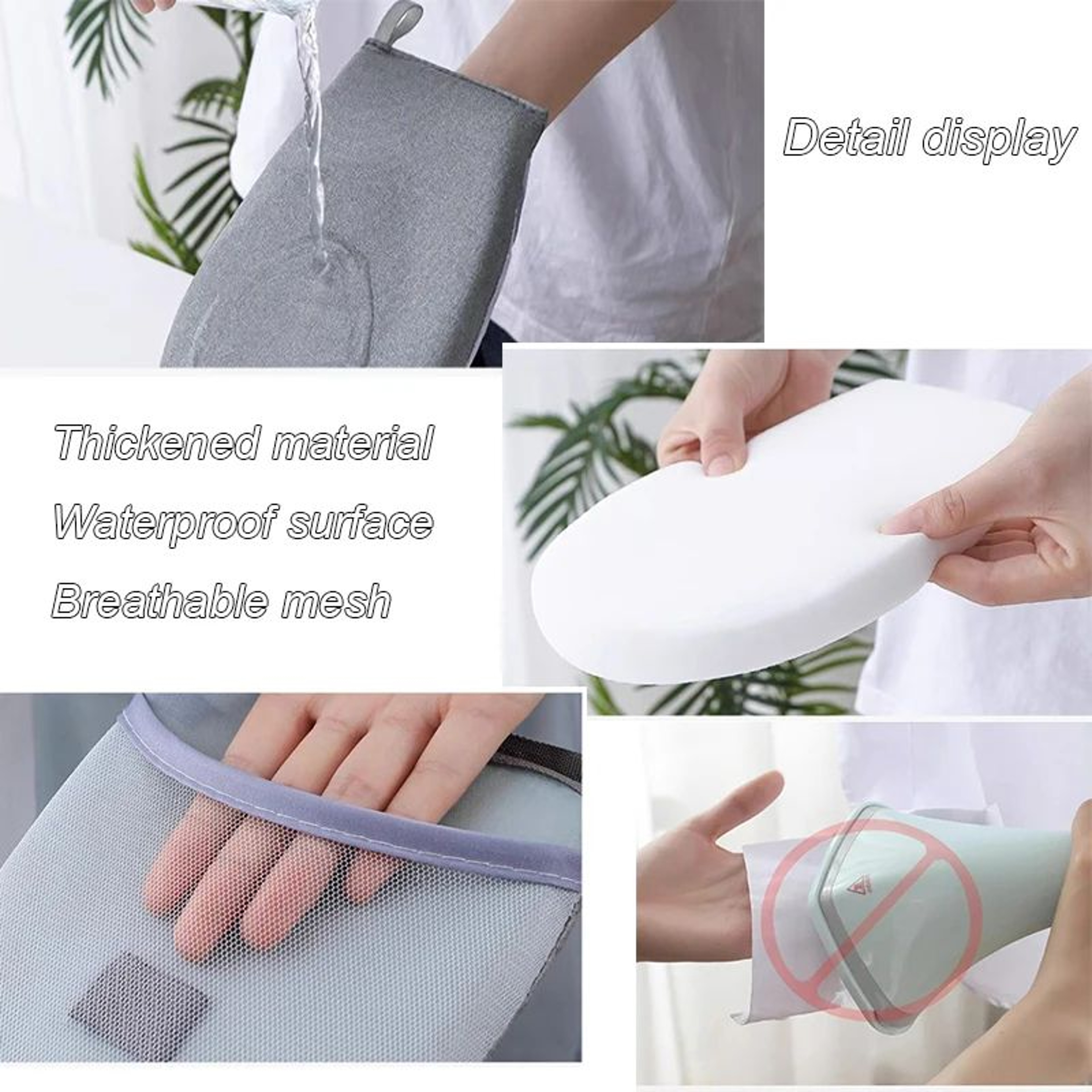 Mini Ironing Board For Clothing Washable HeatResistant AntiScald Iron Pad Cover With AntiSlip Desig 4