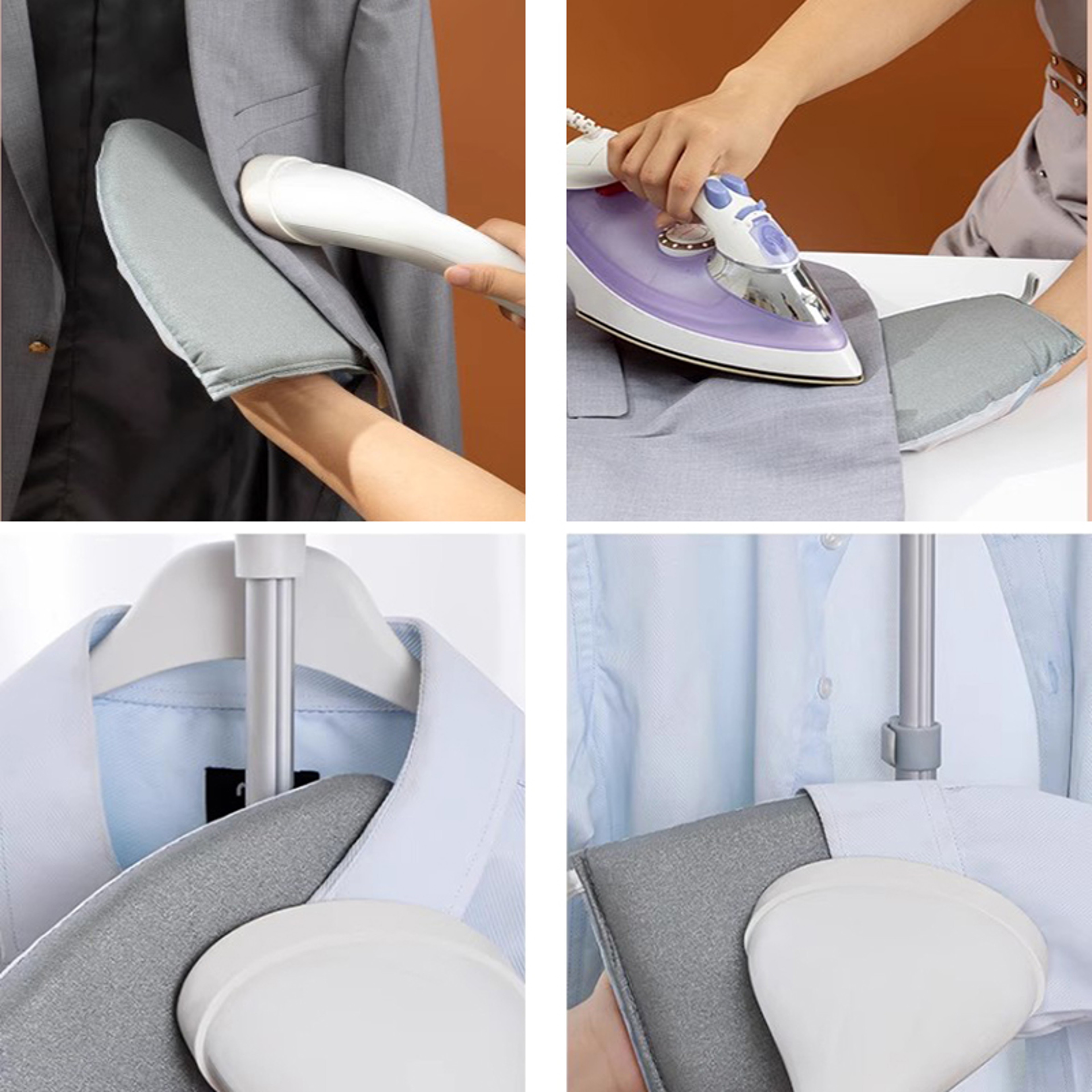 Mini Heat-Resistant Washable Ironing Board Cover Pad with Anti-Scald Glove, Stain-Resistant Ironing Surface for Garment – view 4