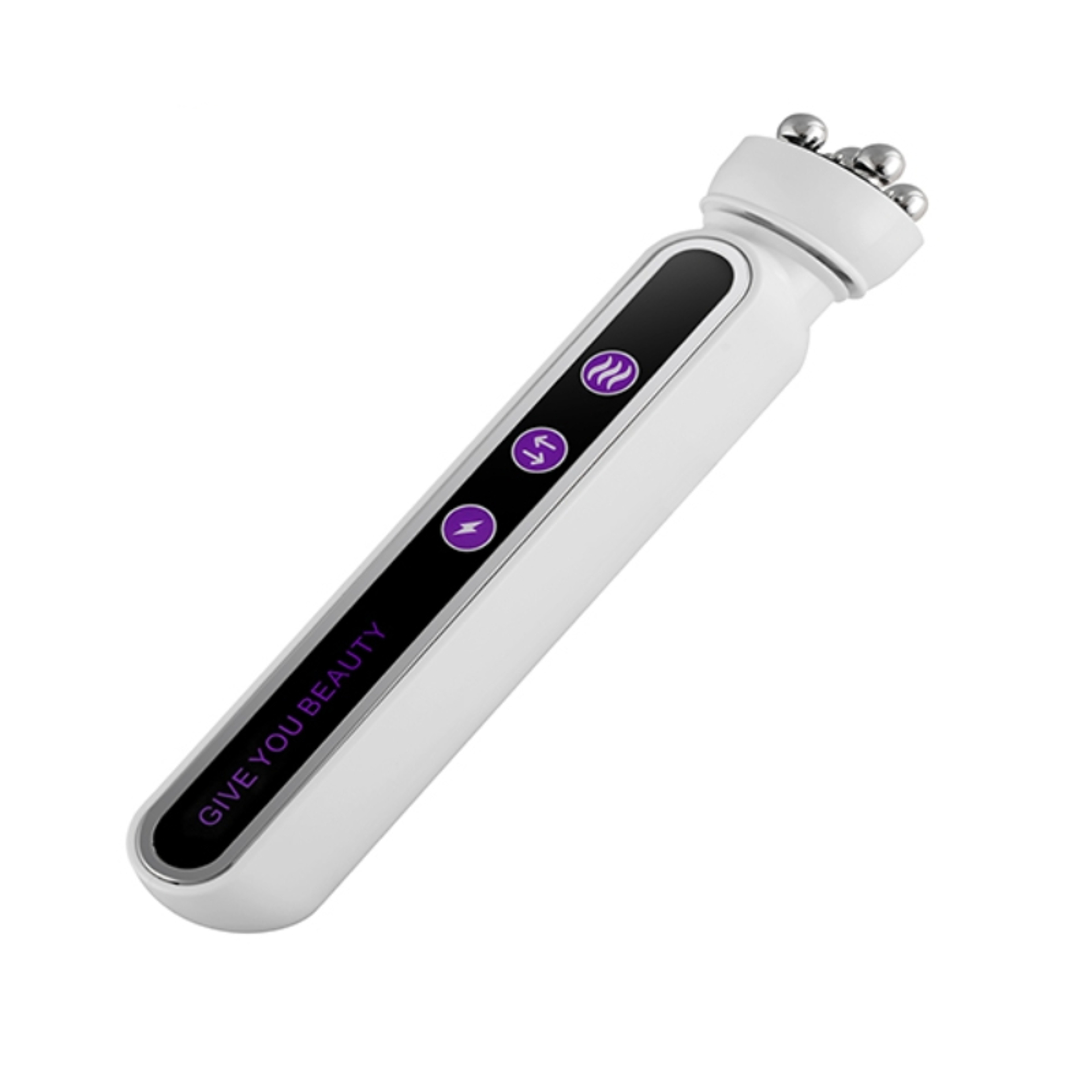 3in1 EMS RF Facial Roller Massager, Skin Tightening Microcurrent Beauty Tool for Wrinkles, Anti-Aging – view 3