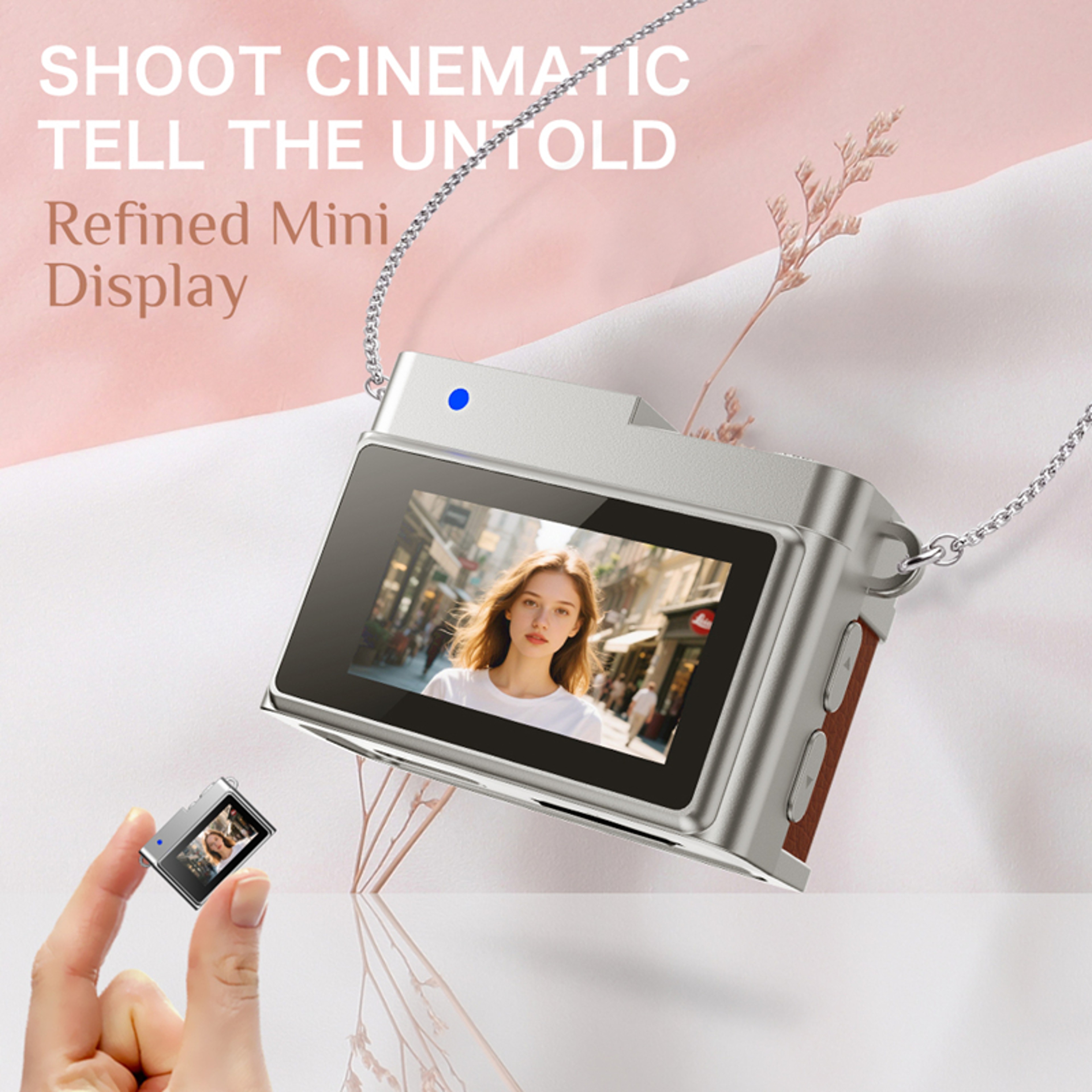 Xiaomi 1080P HD Mini Thumb Camera Screen Portable Student Sports Video Camera, Compact Campus & Travel Necklace – view 5
