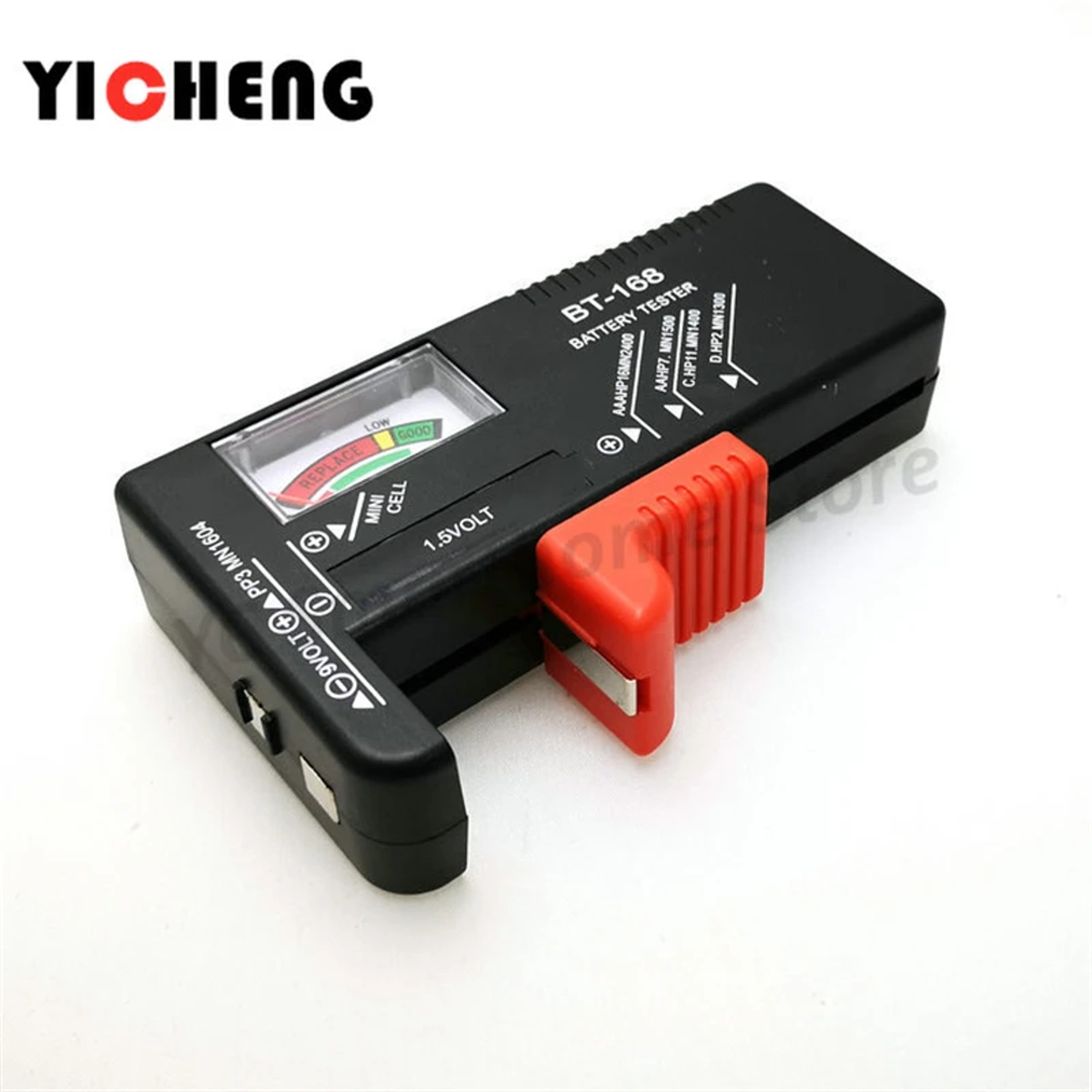Battery Tester Digital BT-168 Battery Capacity Checker for AA AAA 9V C D Button Cell Batteries with Color Display – view 1