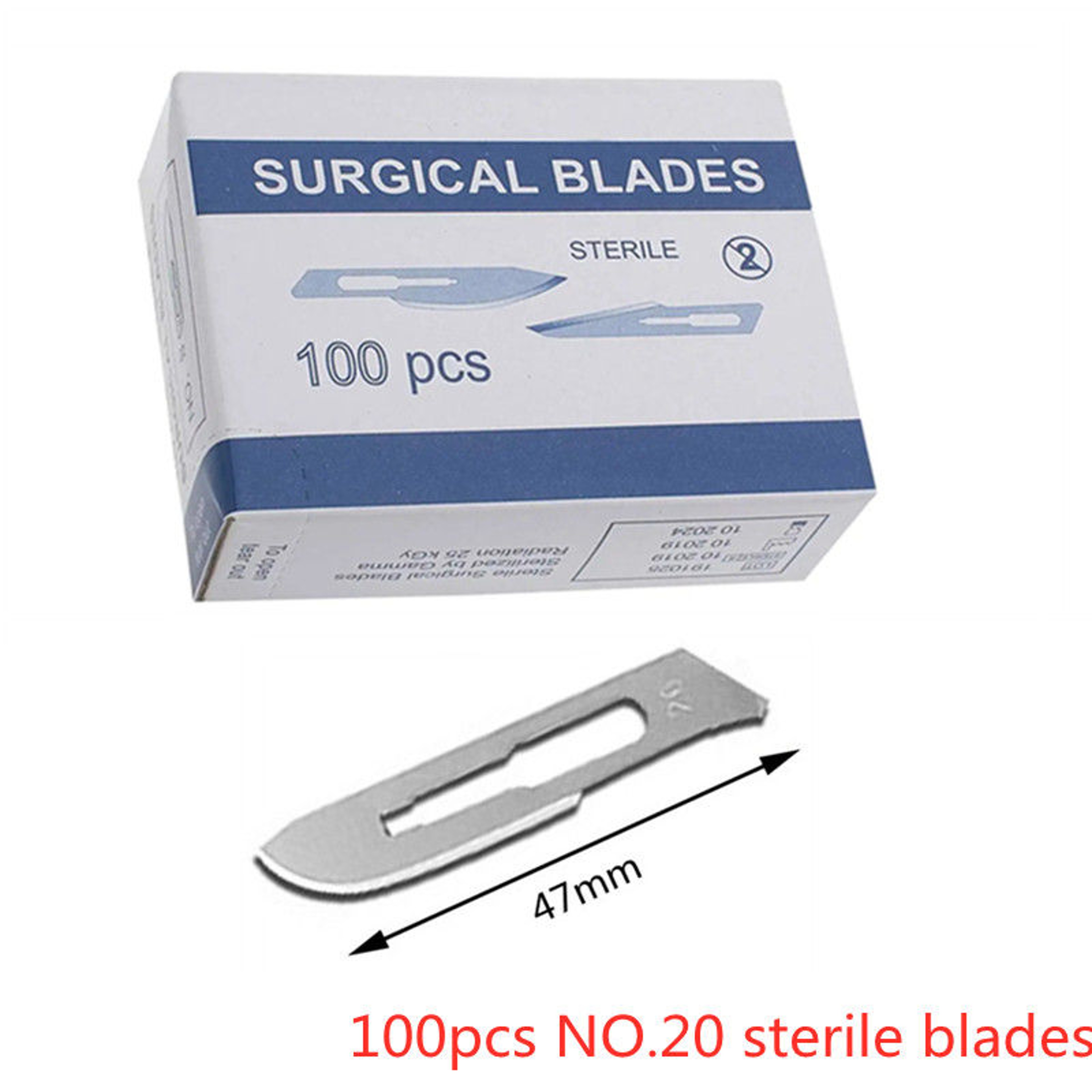 Carbon Steel Surgical Blades for Phone Repair, Carving, Eyebrow Grooming, Animal Care & Scalpel Knife Precision Cutter – view 10