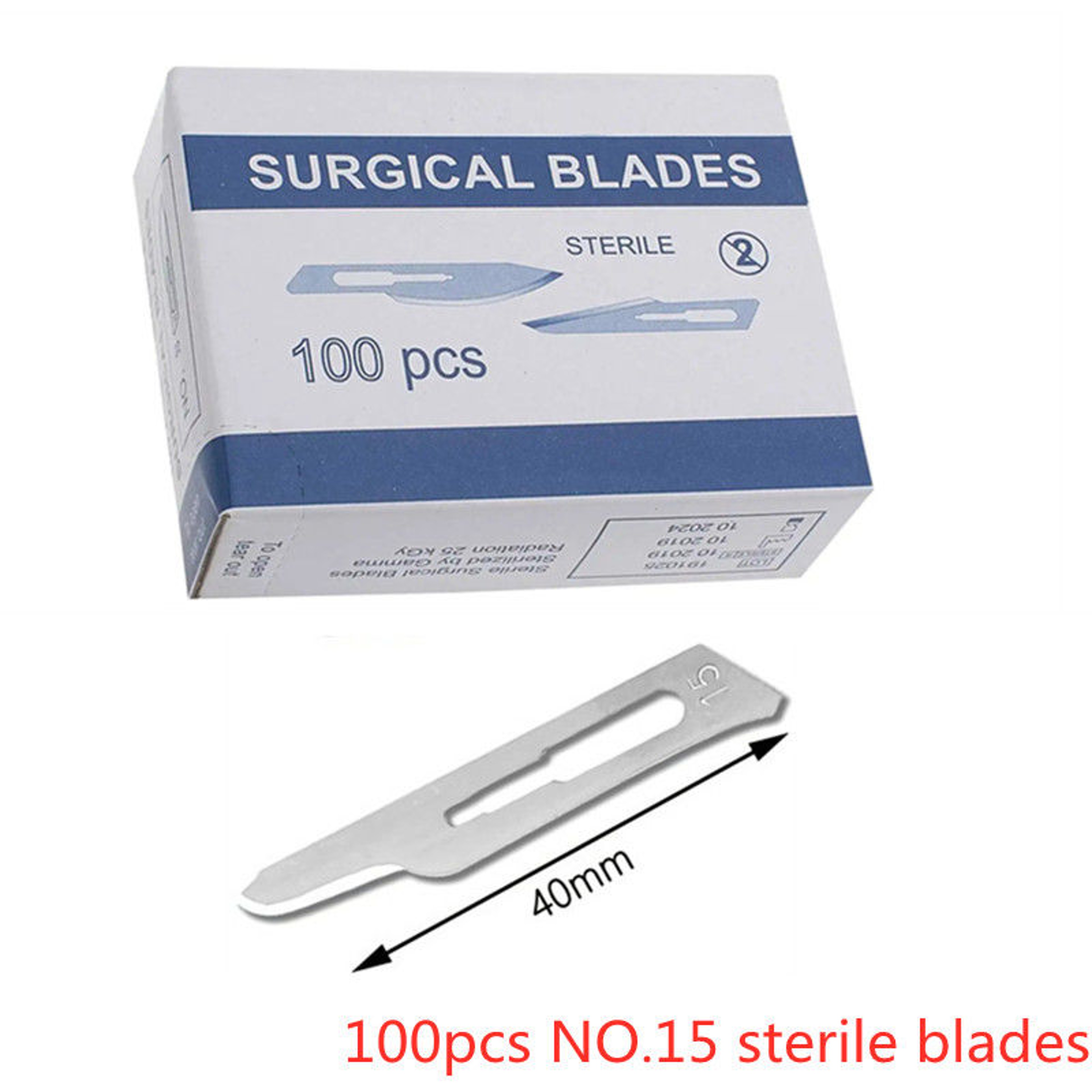 Carbon Steel Surgical Blades for Phone Repair, Carving, Eyebrow Grooming, Animal Care & Scalpel Knife Precision Cutter – view 12
