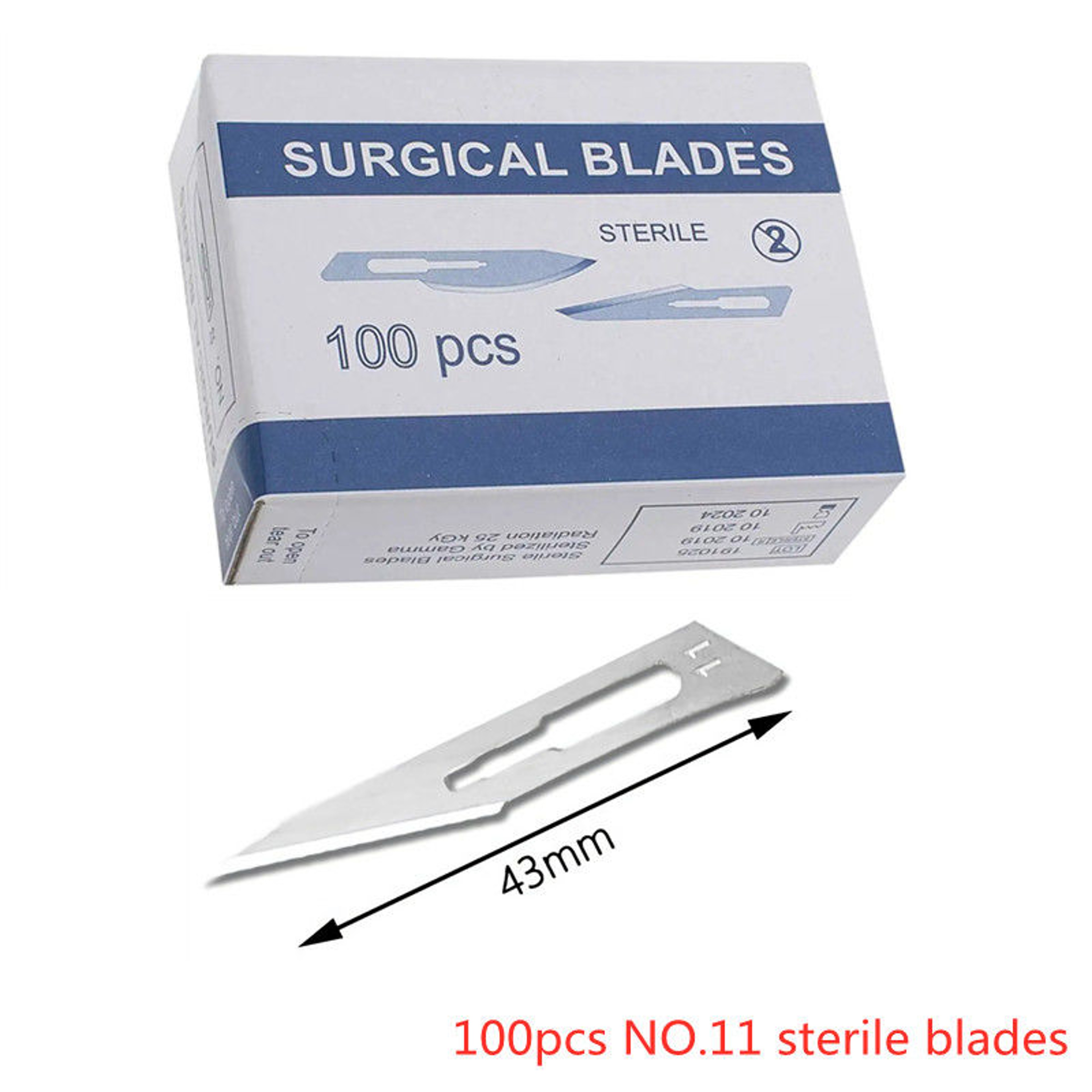 Carbon Steel Surgical Blades for Phone Repair, Carving, Eyebrow Grooming, Animal Care & Scalpel Knife Precision Cutter – view 14