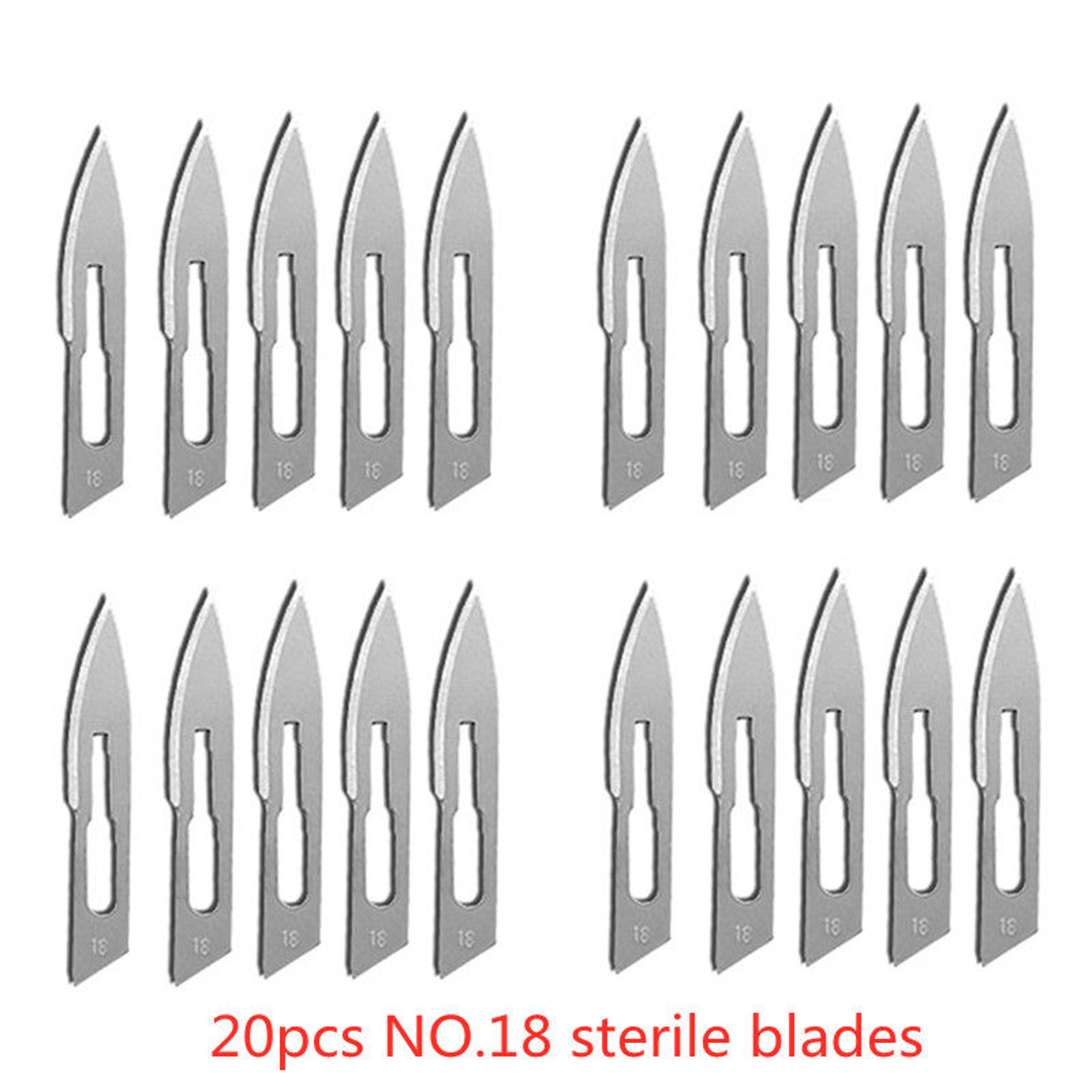 Carbon Steel Surgical Blades for Phone Repair, Carving, Eyebrow Grooming, Animal Care & Scalpel Knife Precision Cutter – view 26