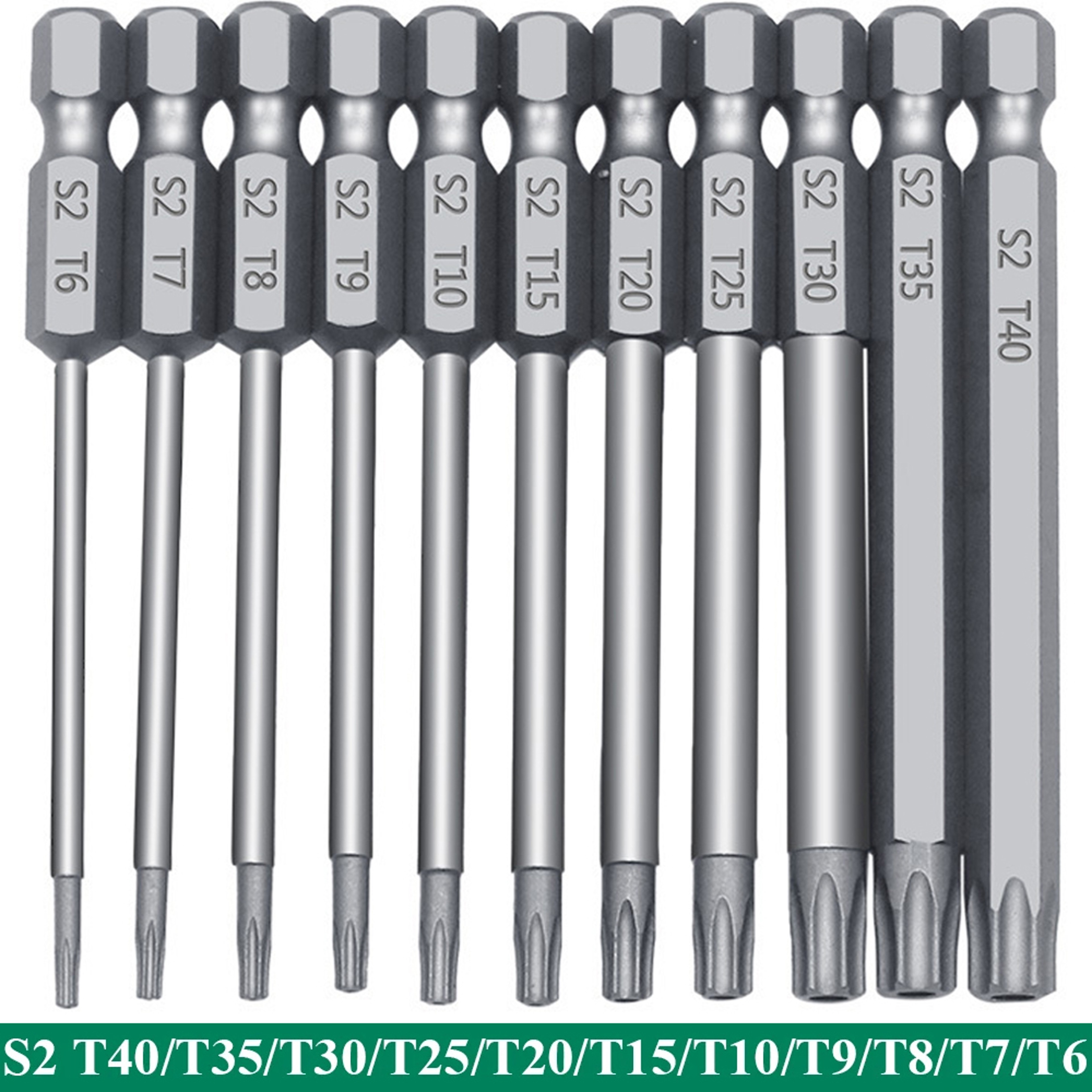 Magnetic Torx Bit Set S2 Steel Star Security Screwdriver Set for Shark Vacuum, Laptop, Phone & Electronics Repair – view 1