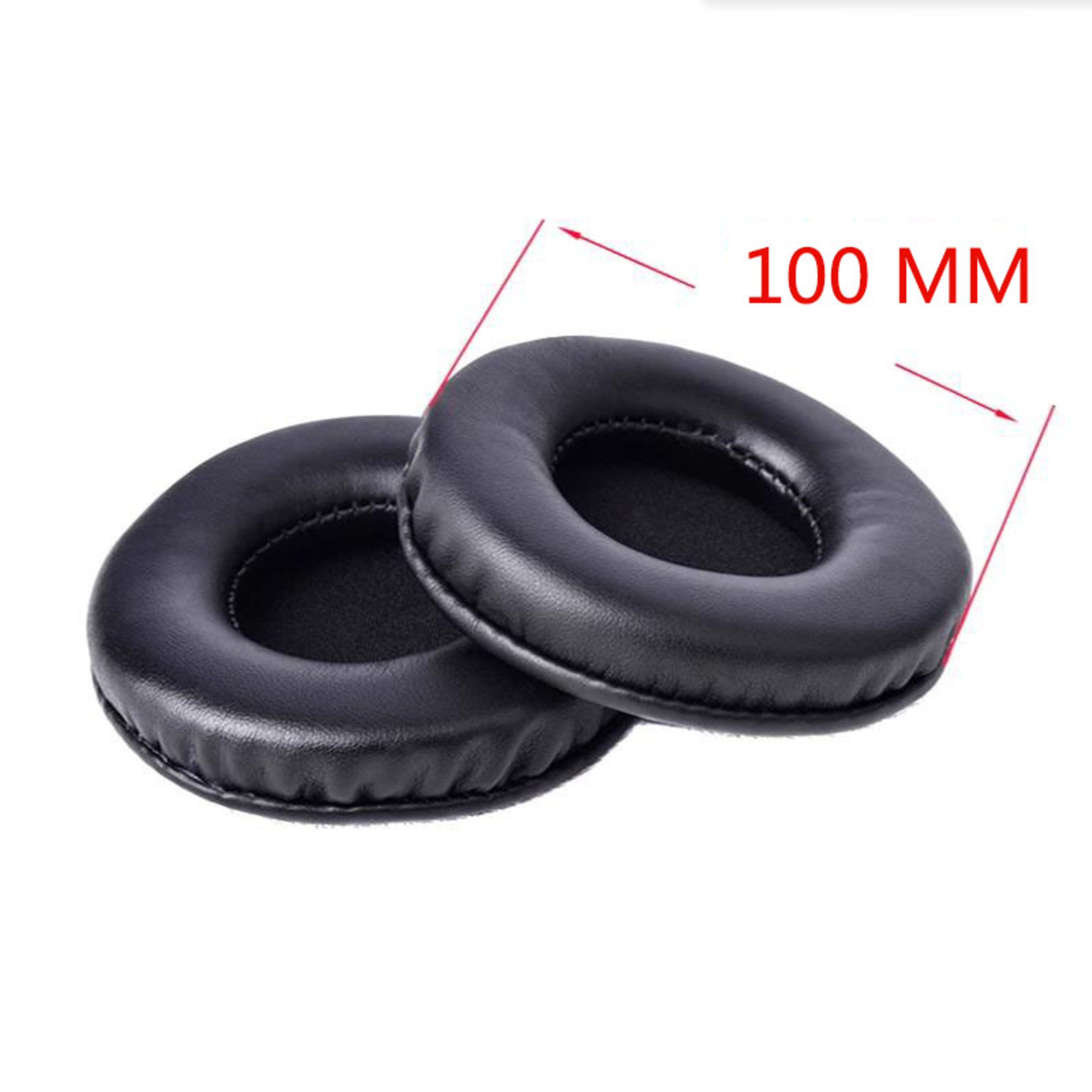 Universal 40mm–110mm Ear Pads For Headphones Covers, Soft Sponge Leather Foam Cushion Replacement Set – view 14