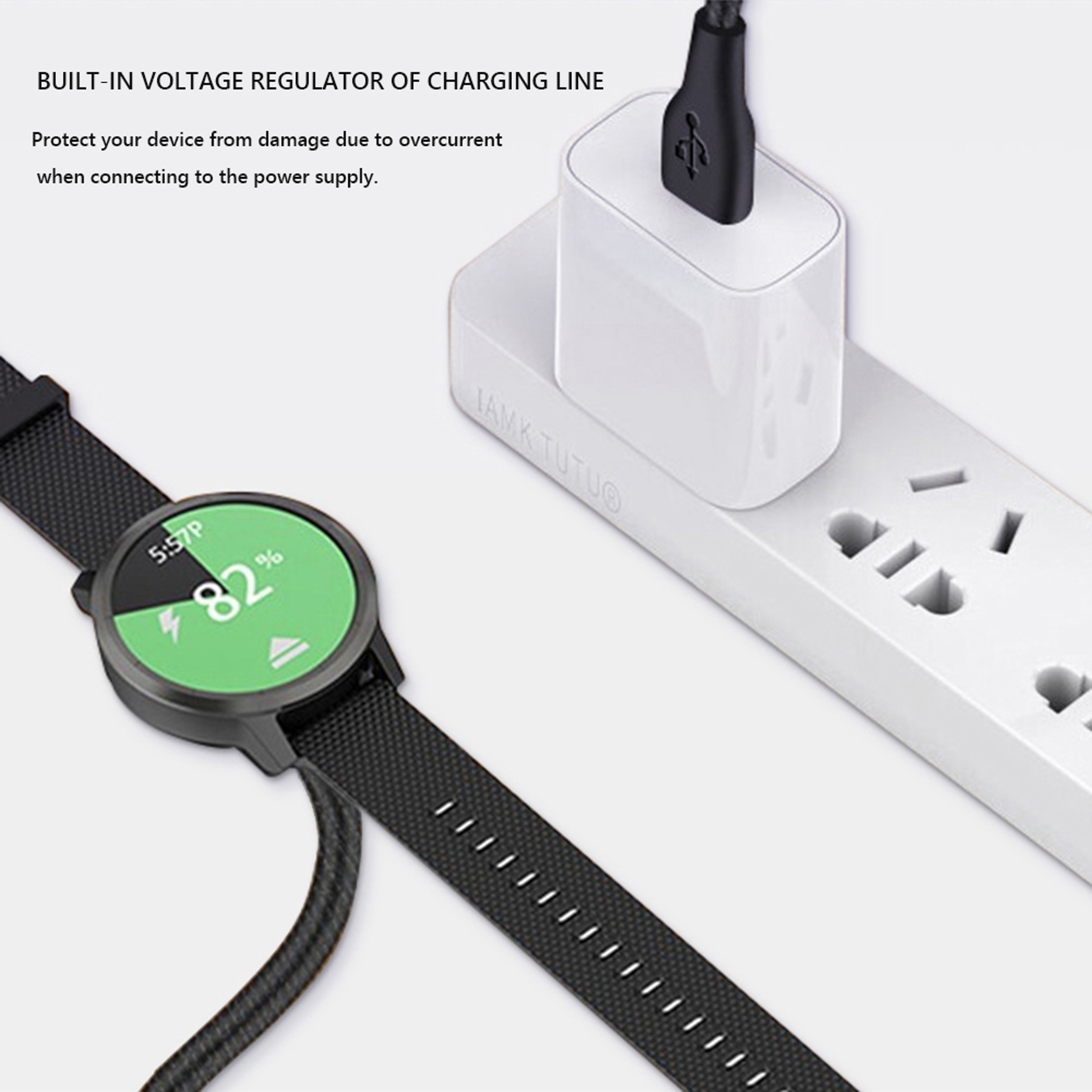 Premium USB Charger Cable for Garmin Fenix, Vivoactive 3, Forerunner 945 Fast Charge & Sync Cord – view 4