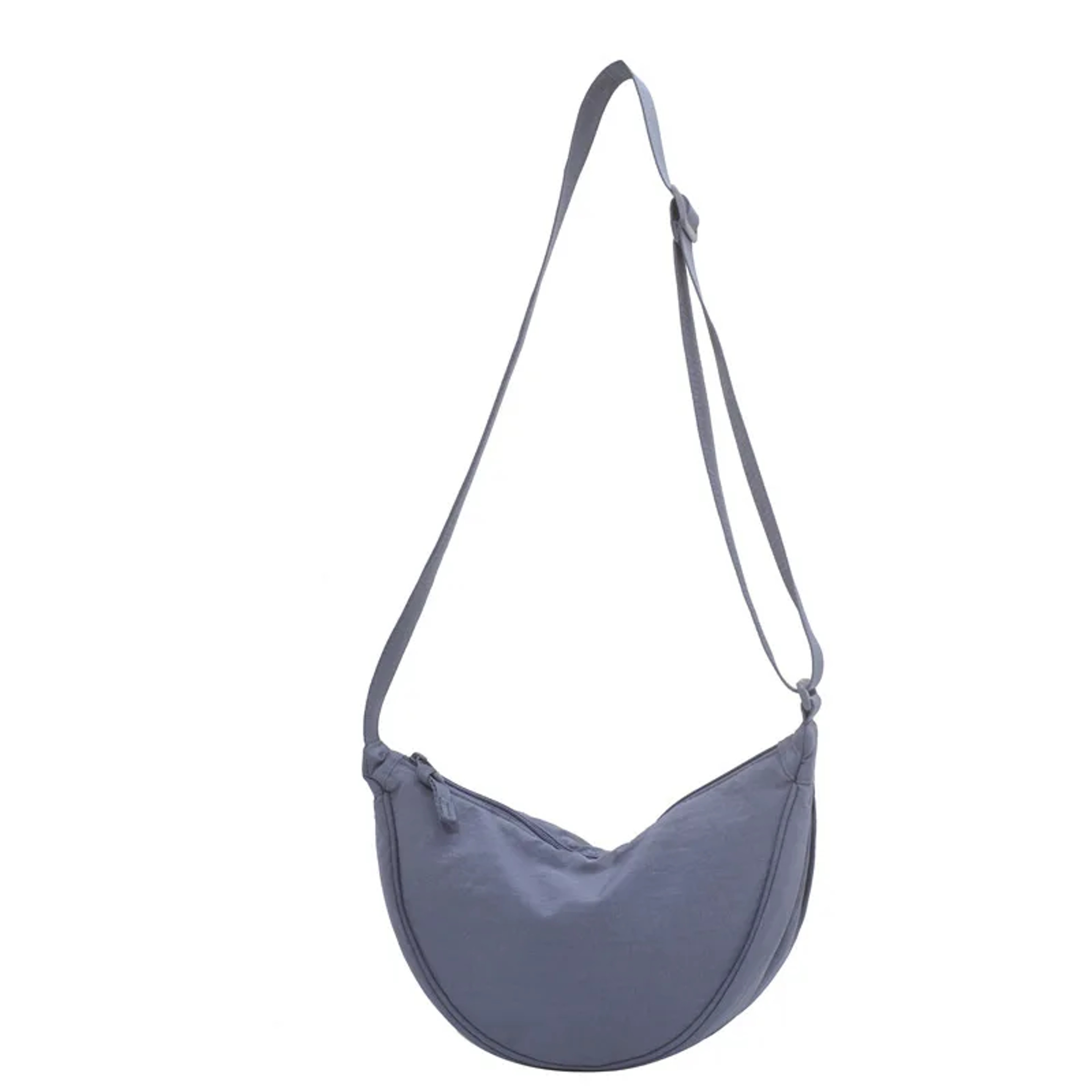 Nylon Crossbody Shoulder Bag for Women, Casual Half Moon Hobos Purse, Tote Chest Bag, Lightweight Travel Shopper Handba – view 7