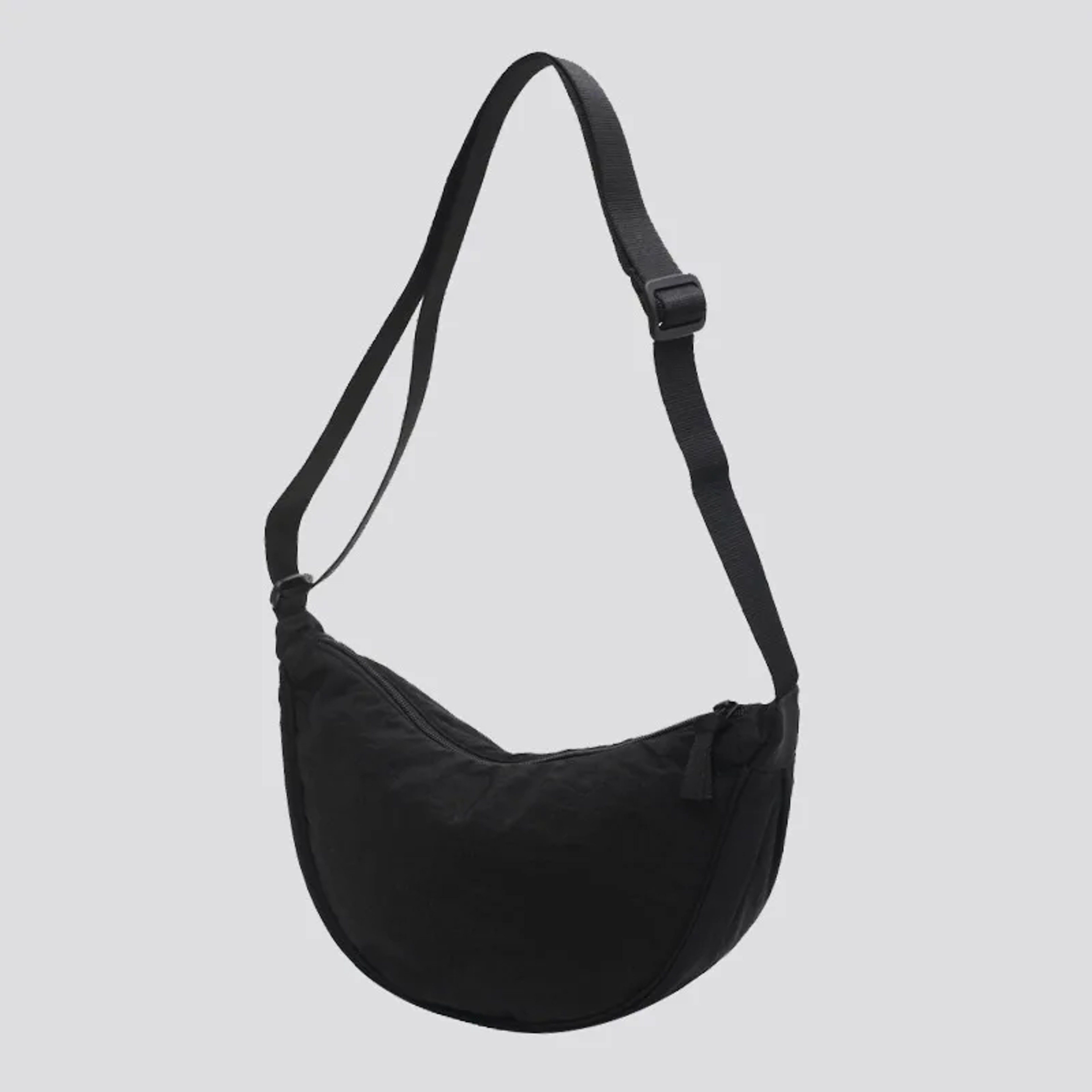 Nylon Crossbody Shoulder Bag for Women, Casual Half Moon Hobos Purse, Tote Chest Bag, Lightweight Travel Shopper Handba – view 11