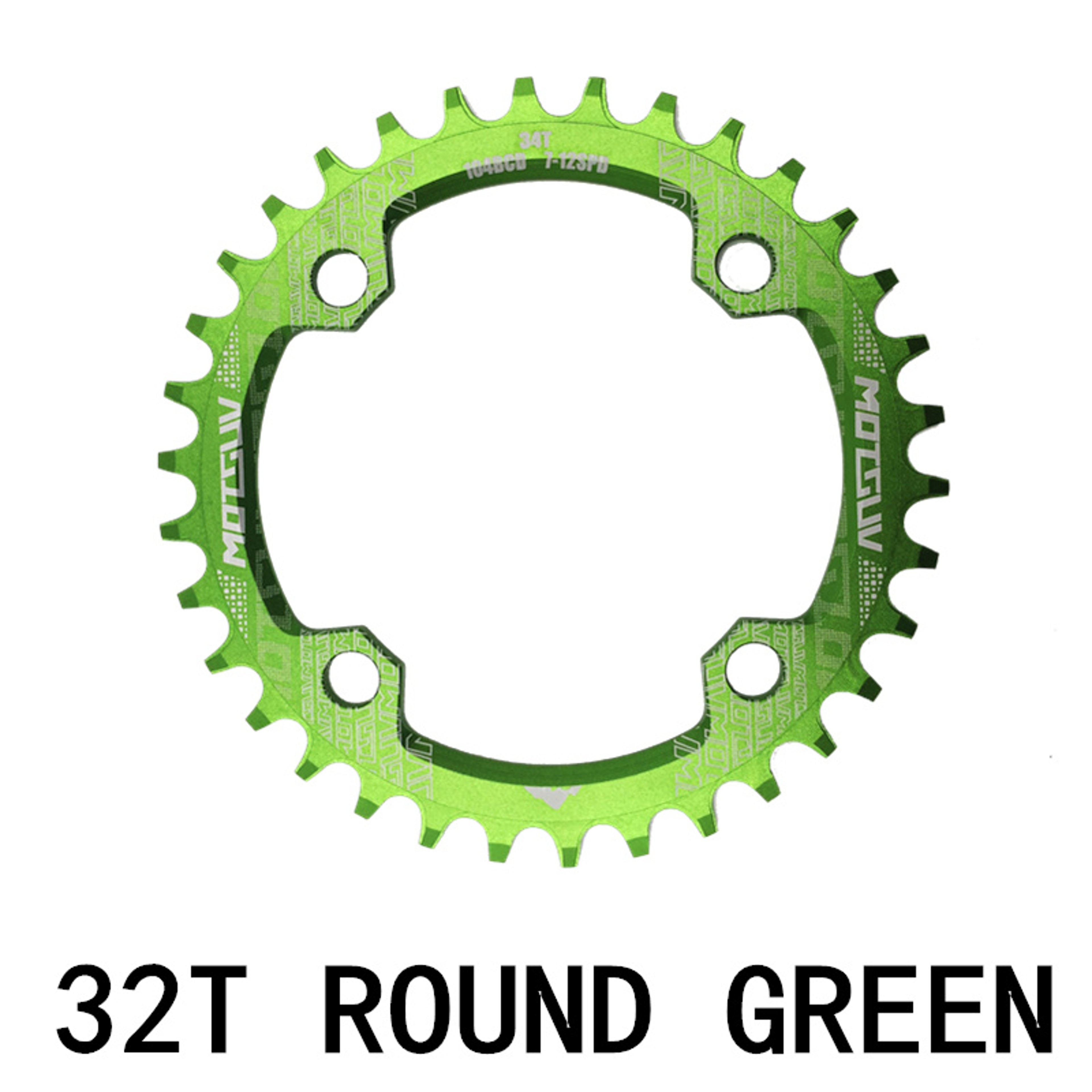 MTB Chainring, Round Narrow Wide Chainwheel, Single Crankset Plate for Mountain Bicycle Upgrade – view 7