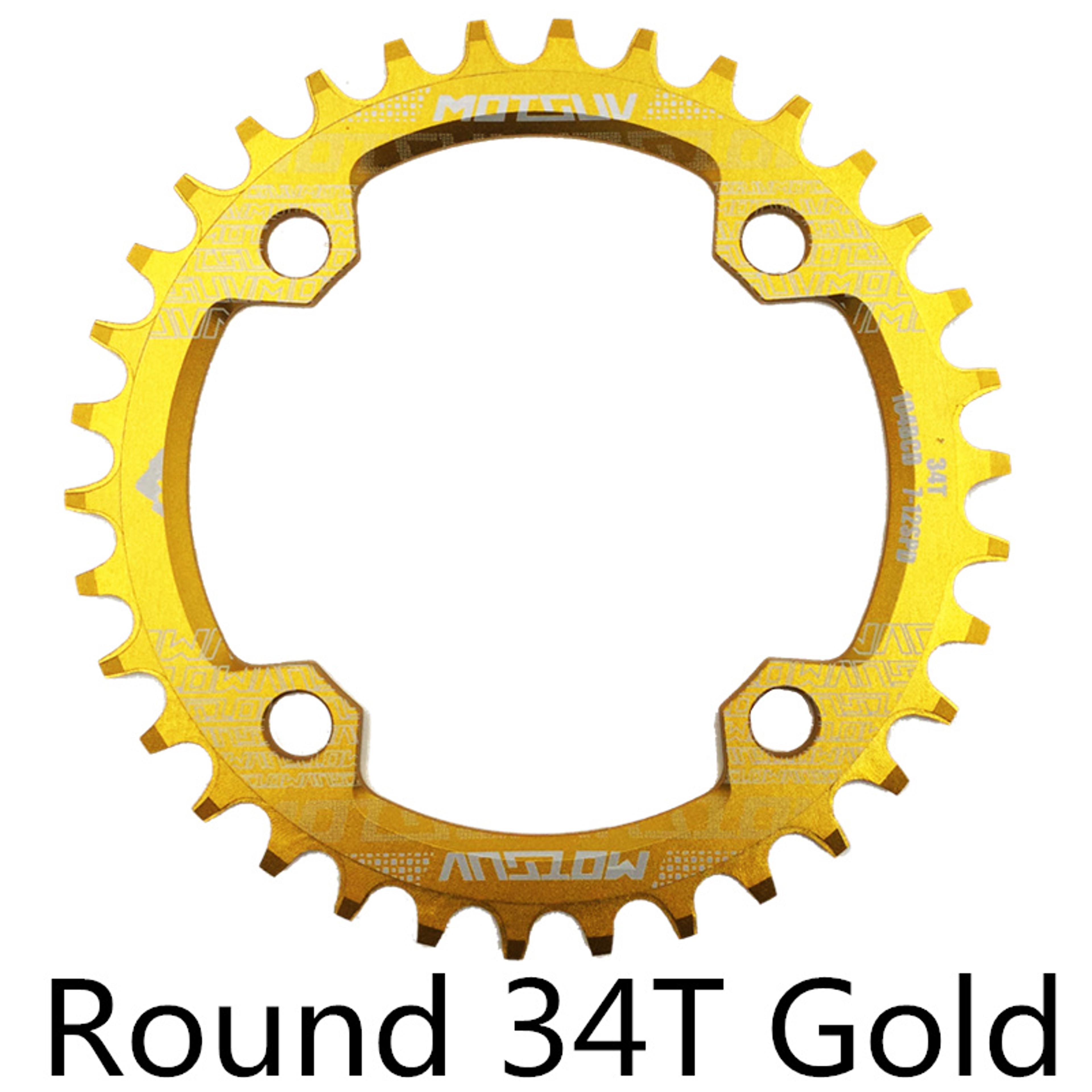 MTB Chainring, Round Narrow Wide Chainwheel, Single Crankset Plate for Mountain Bicycle Upgrade – view 14