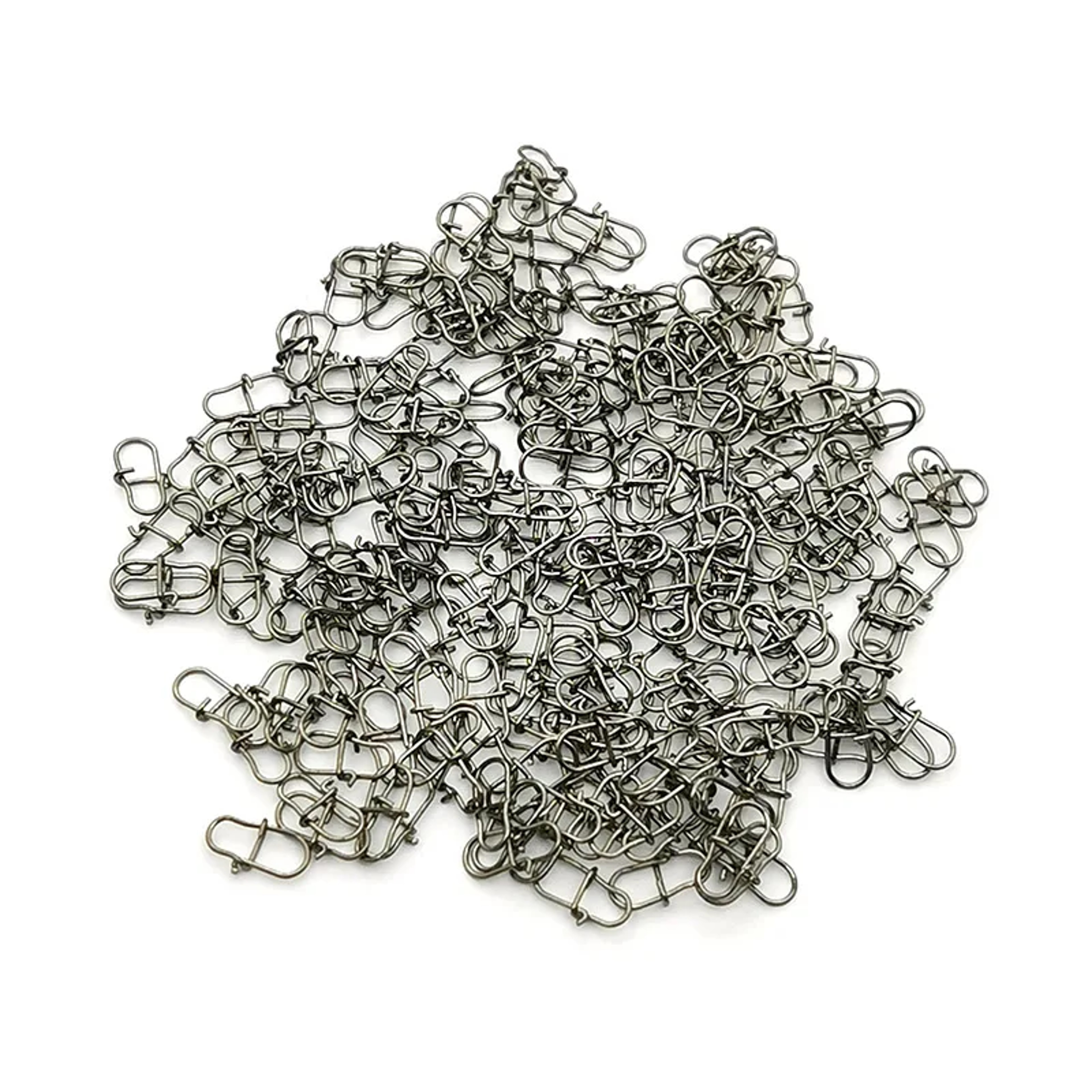 Fishing Swivel Clips Stainless Steel Pin Connector, Rolling Swivels Set for Lures, Sea Fishing Gear & Tackle Accessories – view 4