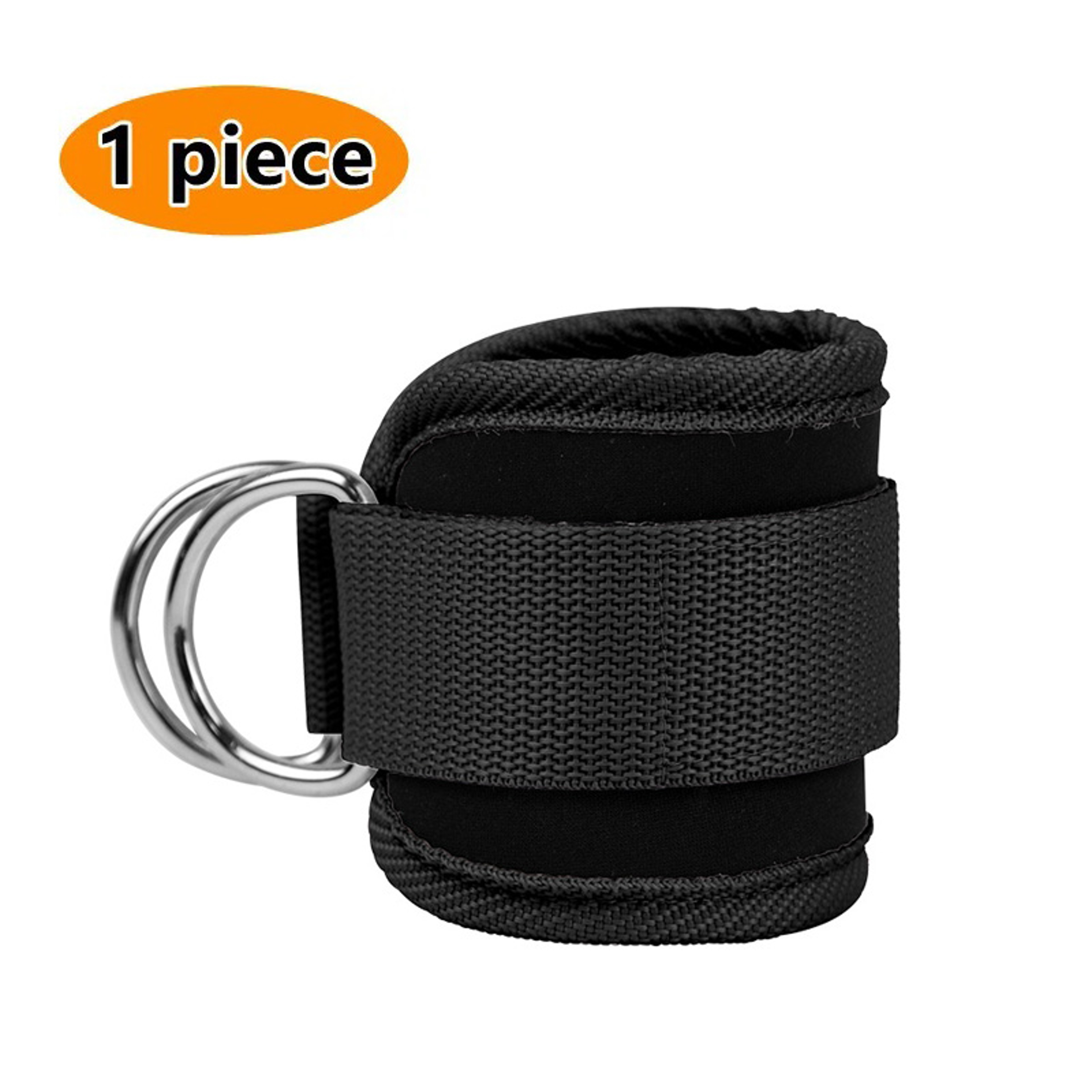 Premium Cable Ankle Straps Double D Ring Cuffs, Gym Workout Support for Glutes, Legs Strength Training & Sport Safety – view 9