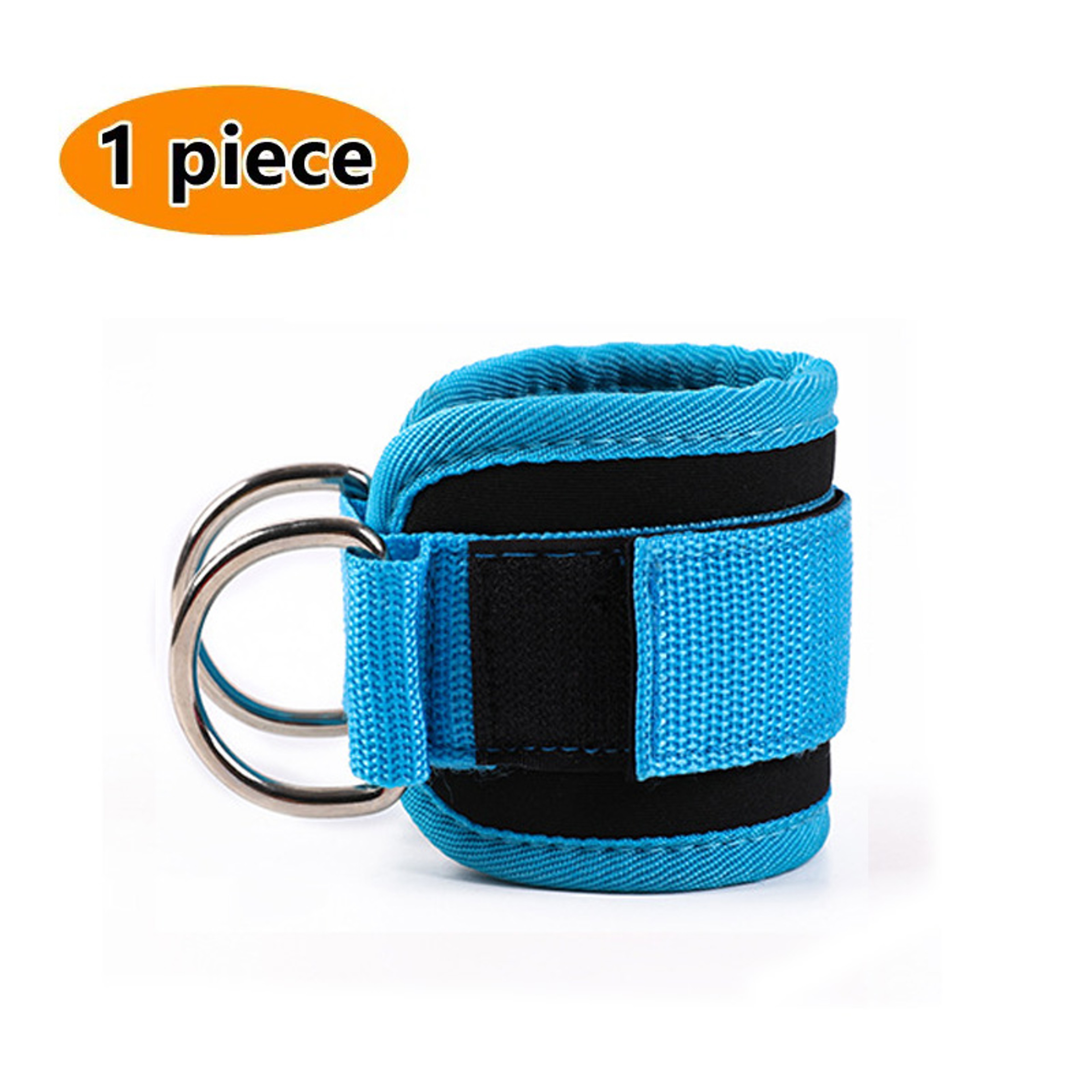 Premium Cable Ankle Straps Double D Ring Cuffs, Gym Workout Support for Glutes, Legs Strength Training & Sport Safety – view 12