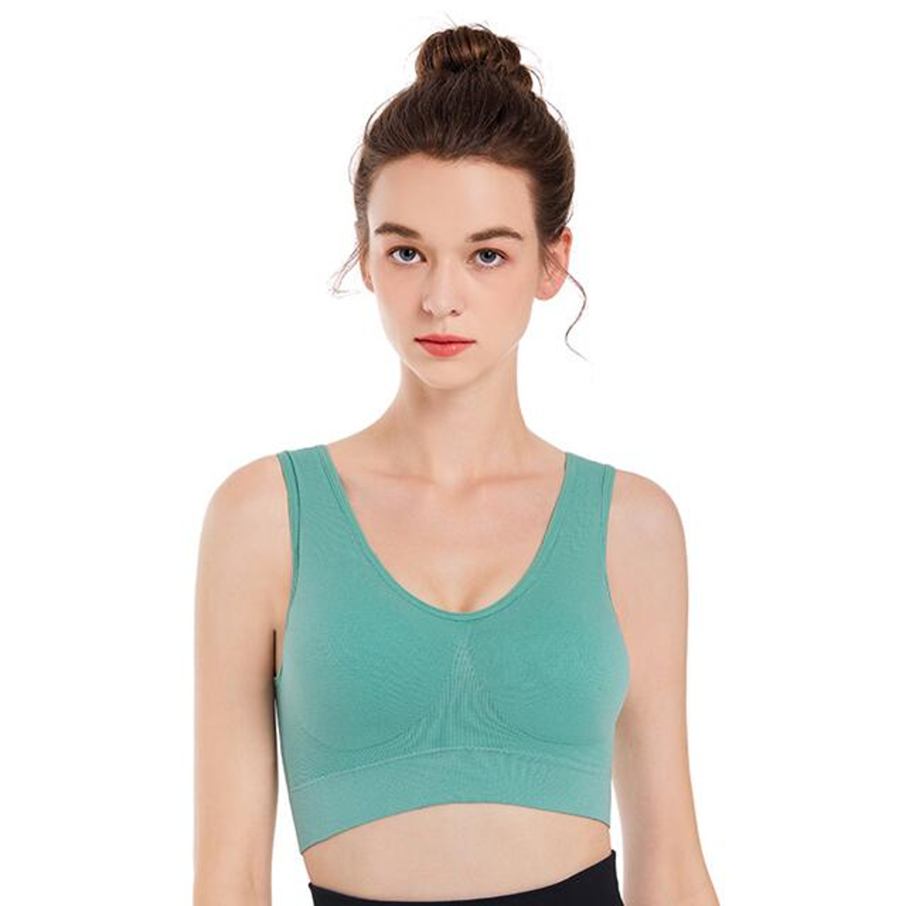 Wireless Seamless Thin Bra, Plus Size Non-Underwire Brassiere for Women Yoga, Sports & Everyday Comfort – view 16