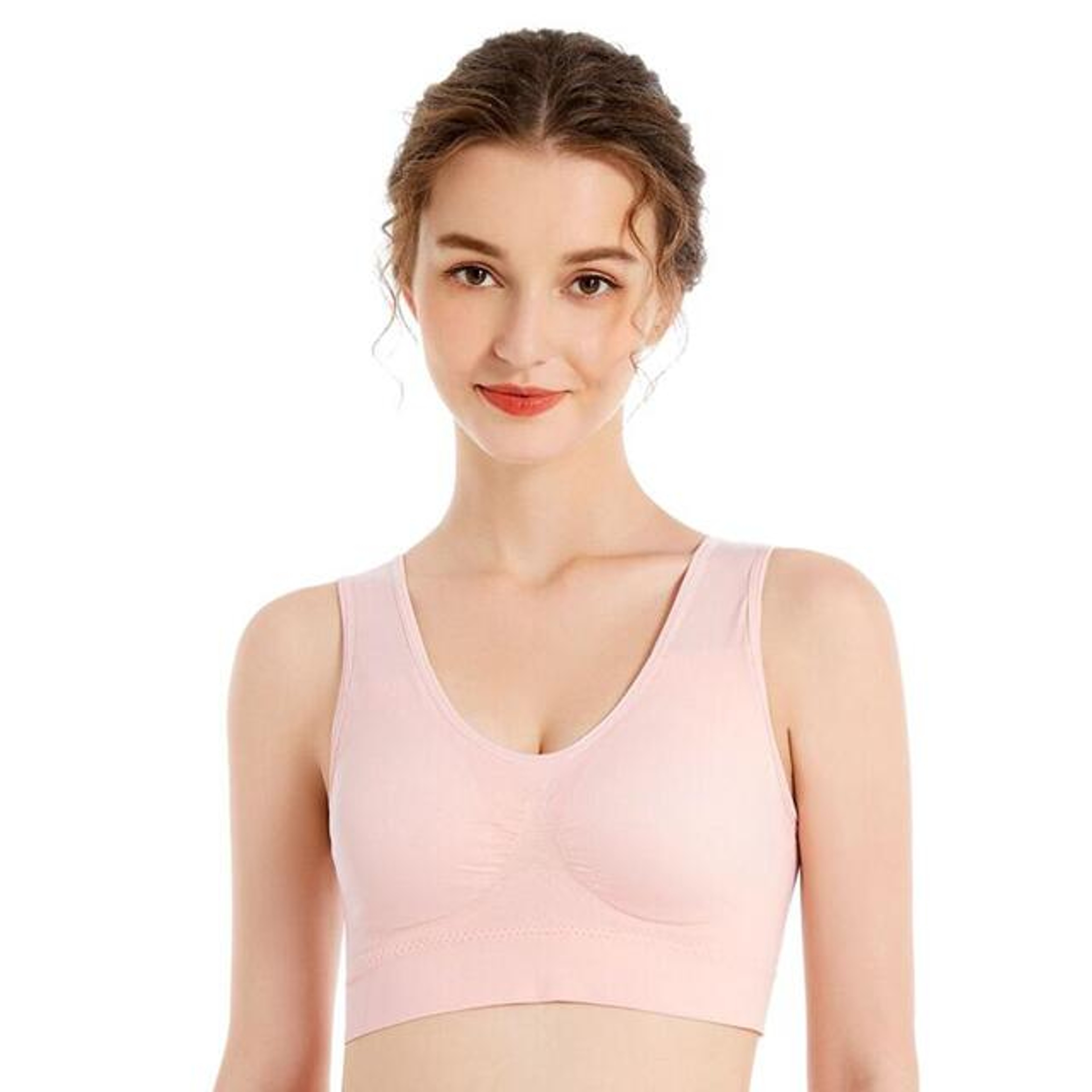 Wireless Seamless Thin Bra, Plus Size Non-Underwire Brassiere for Women Yoga, Sports & Everyday Comfort – view 19