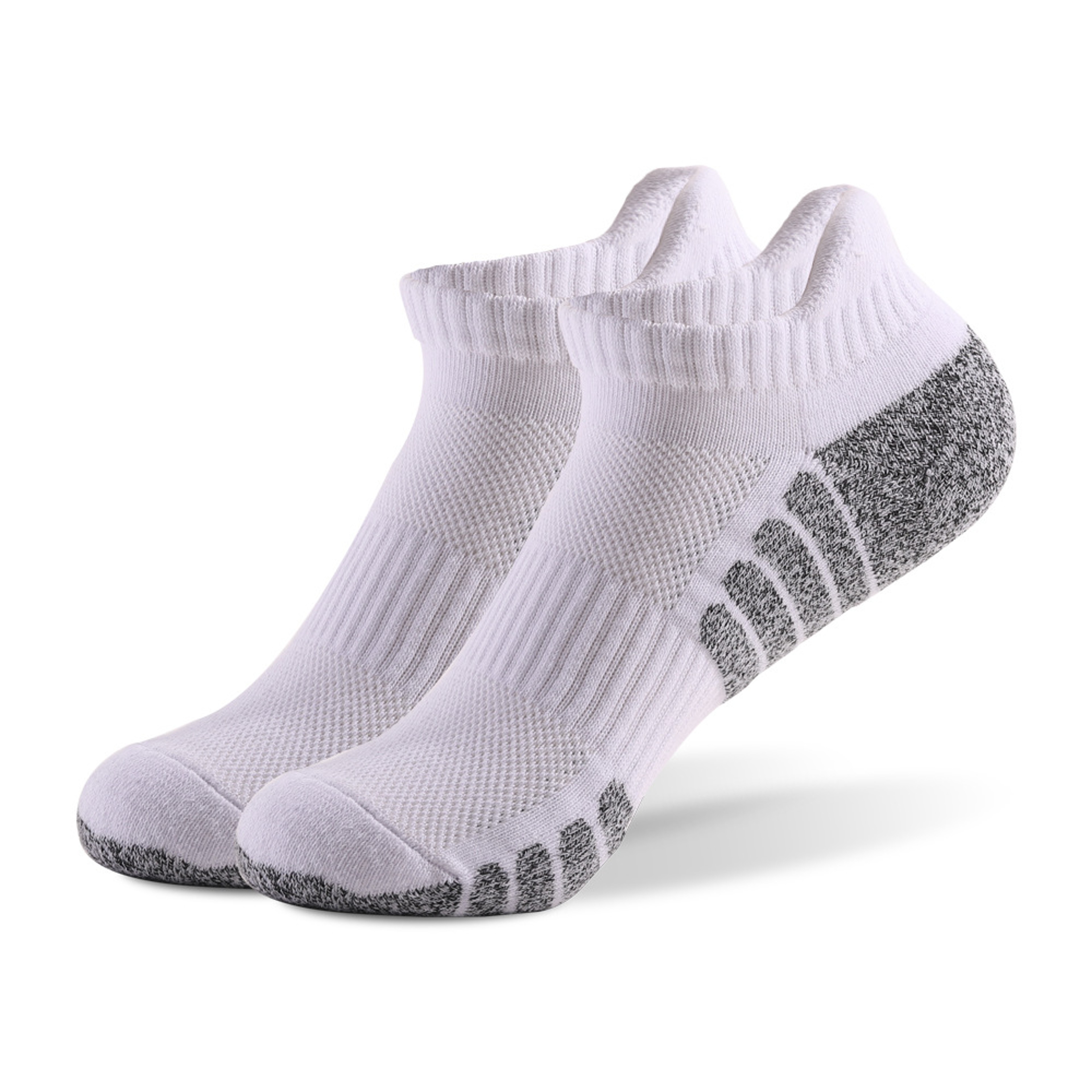 Low Cut Breathable Sports Socks for Men Women, Thickened Terry Mesh Boat Socks Non-Slip Shock Absorbing Running Ankle – view 4