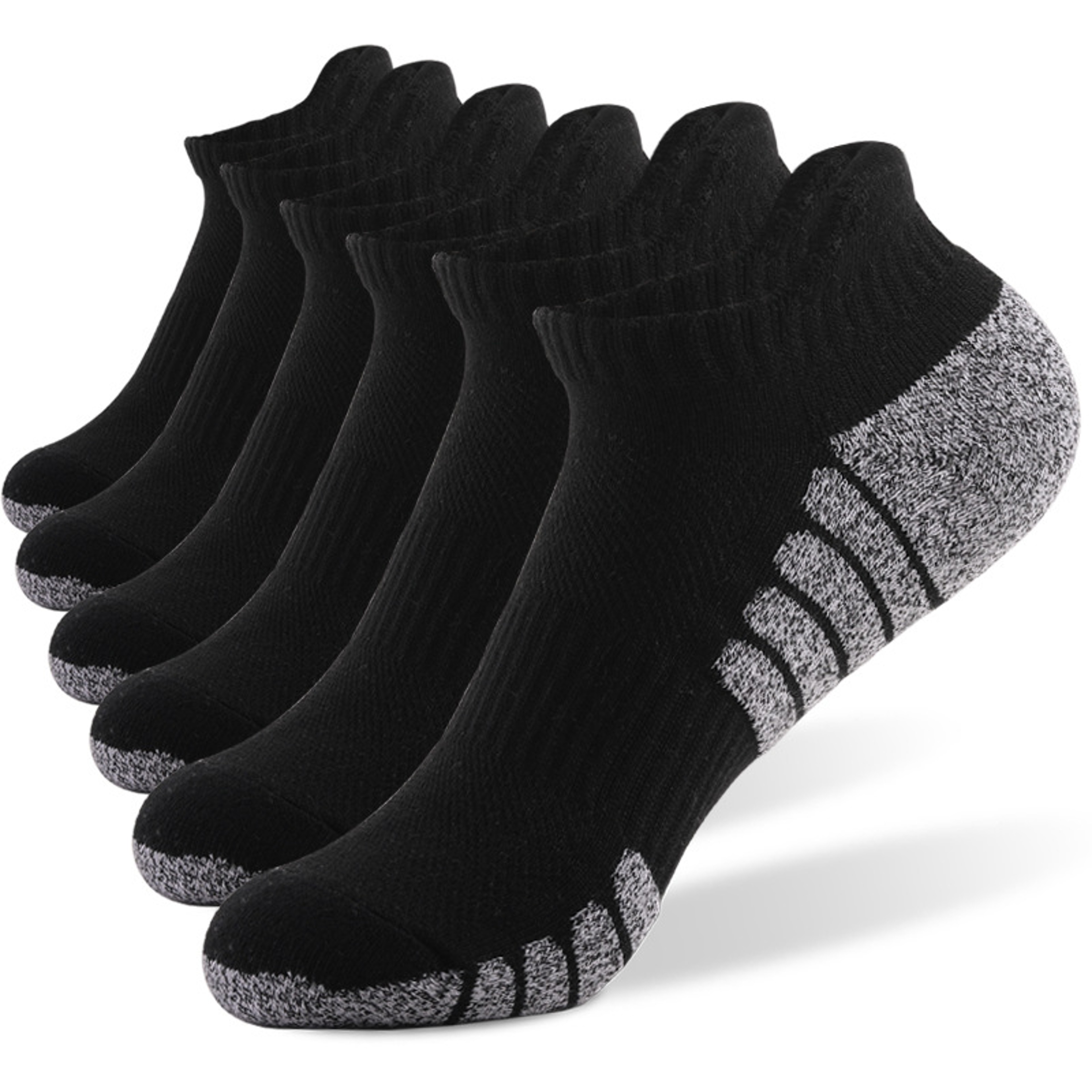 Low Cut Breathable Sports Socks for Men Women, Thickened Terry Mesh Boat Socks Non-Slip Shock Absorbing Running Ankle – view 10