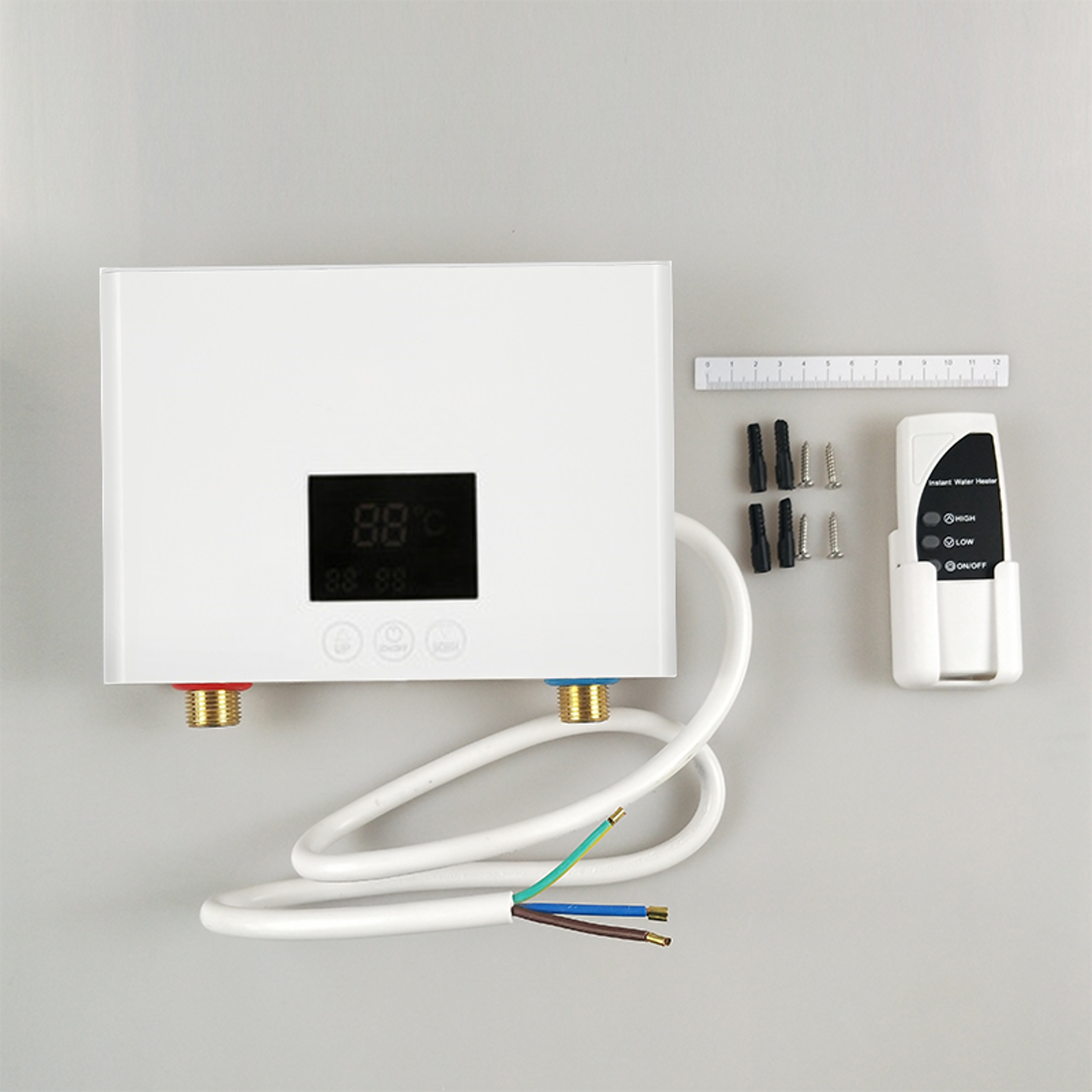 110V220V Instant Water Heater 3000W5500W  WallMounted Electric Heater For Bathroom Shower  Kitchen