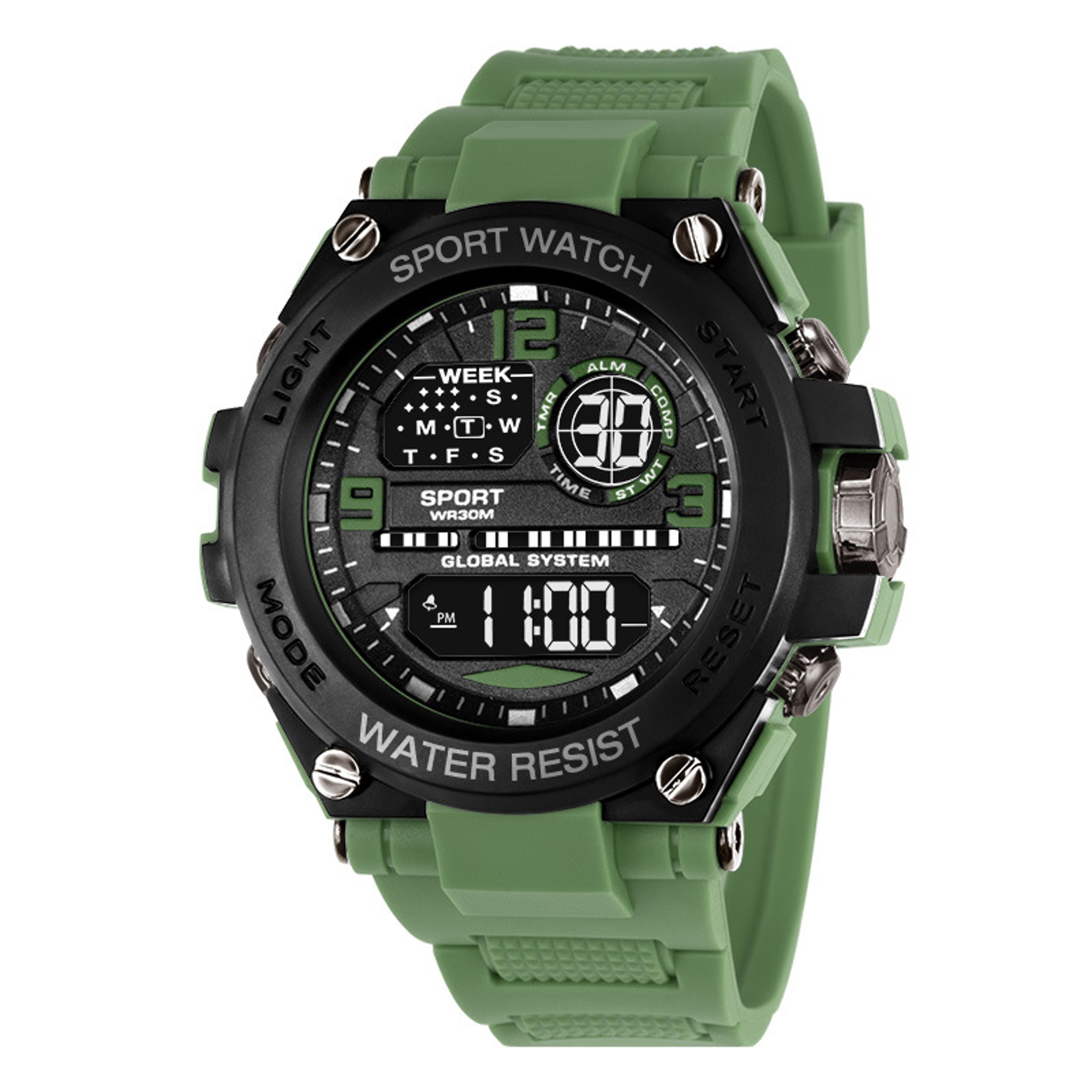 Multifunction Electronic Watches for Men, Waterproof Shockproof Sports Wristwatch, Drop Resistant Durable Design – view 9