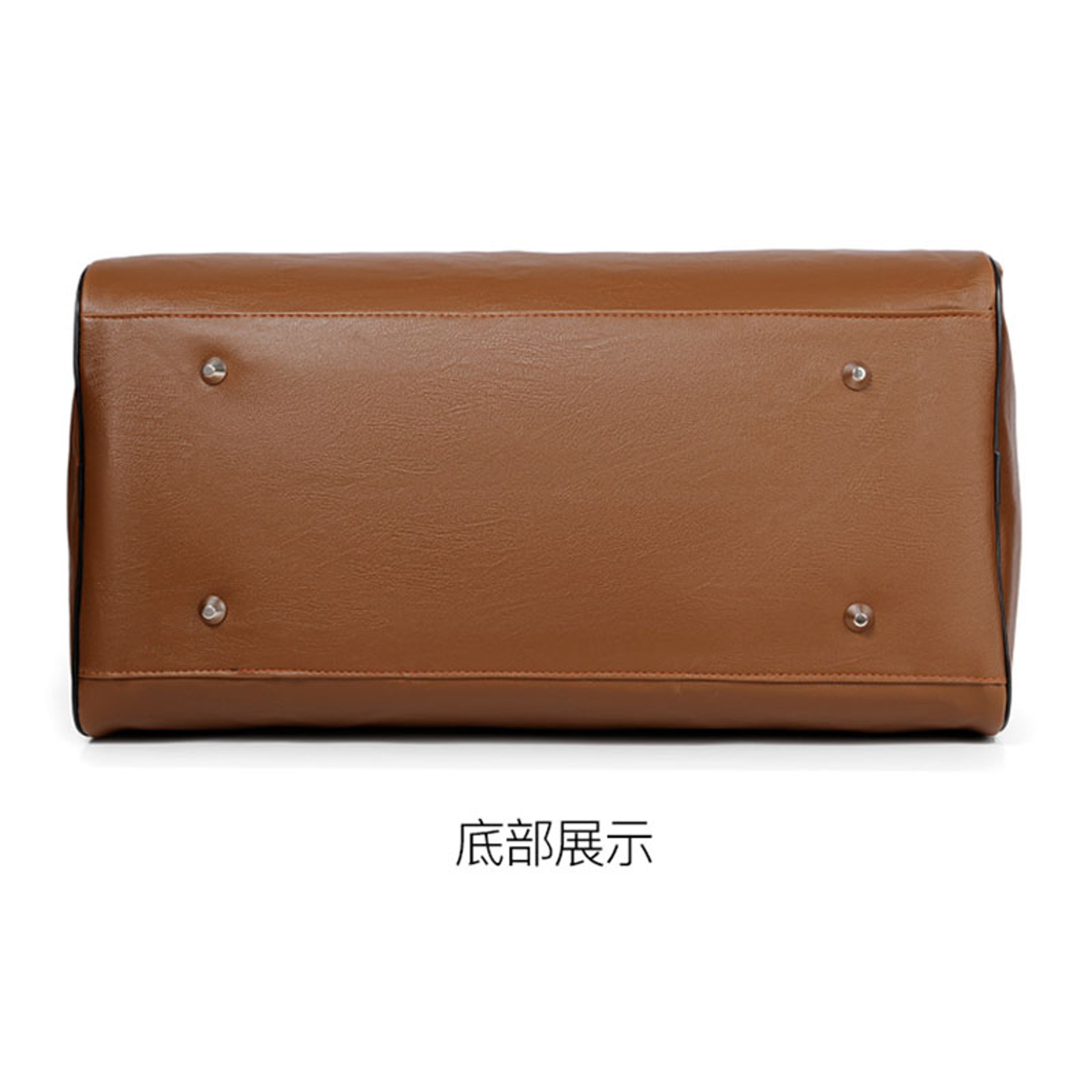 Leather Large Capacity Handbags for Men, Business Travel Bags, Weekend Tote Bag Luggage Organizer – view 6