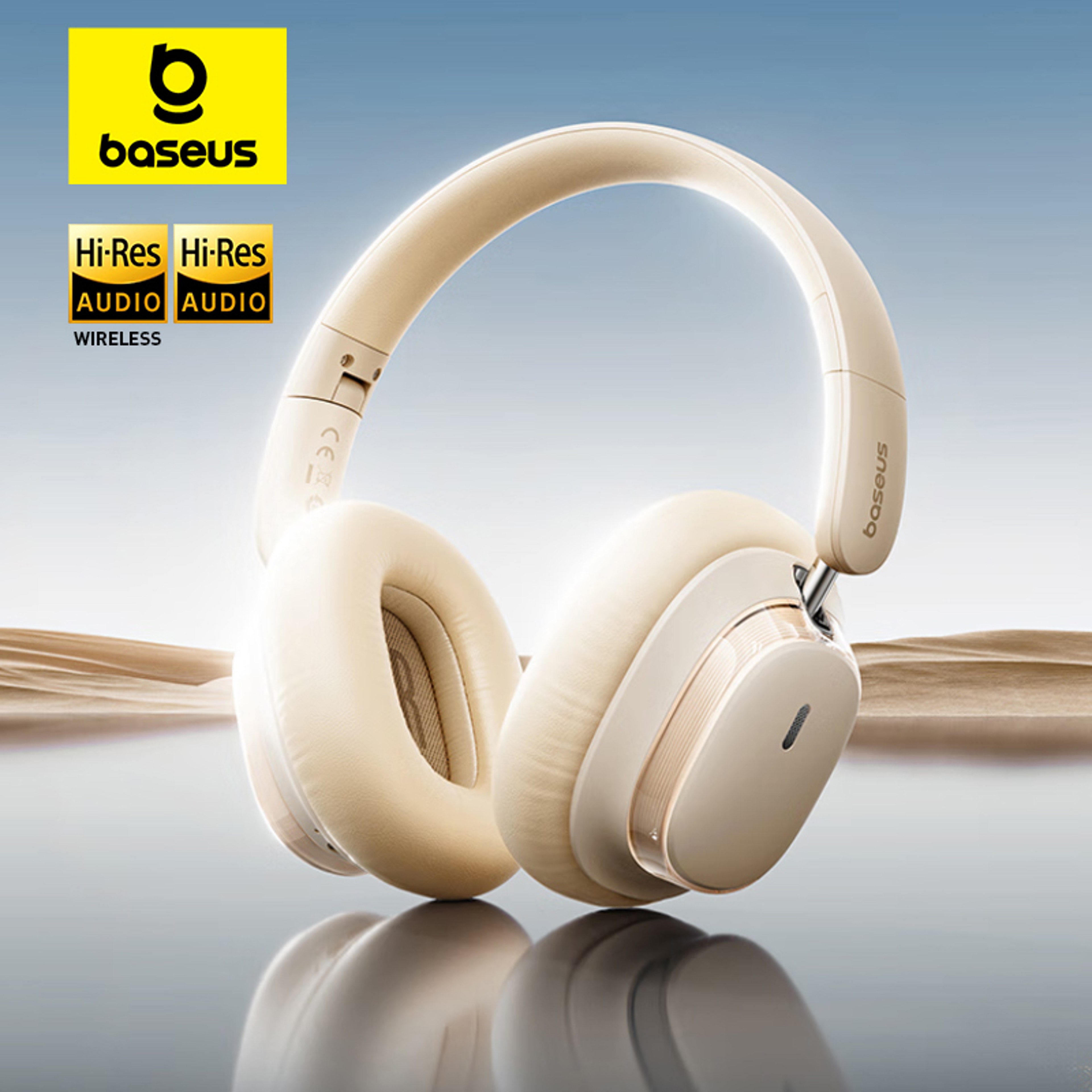 Baseus Bowie H1s Bluetooth 54 Wireless Headphones HiRes Over Ear Headset 46dB ANC Spatial Audio 120 0