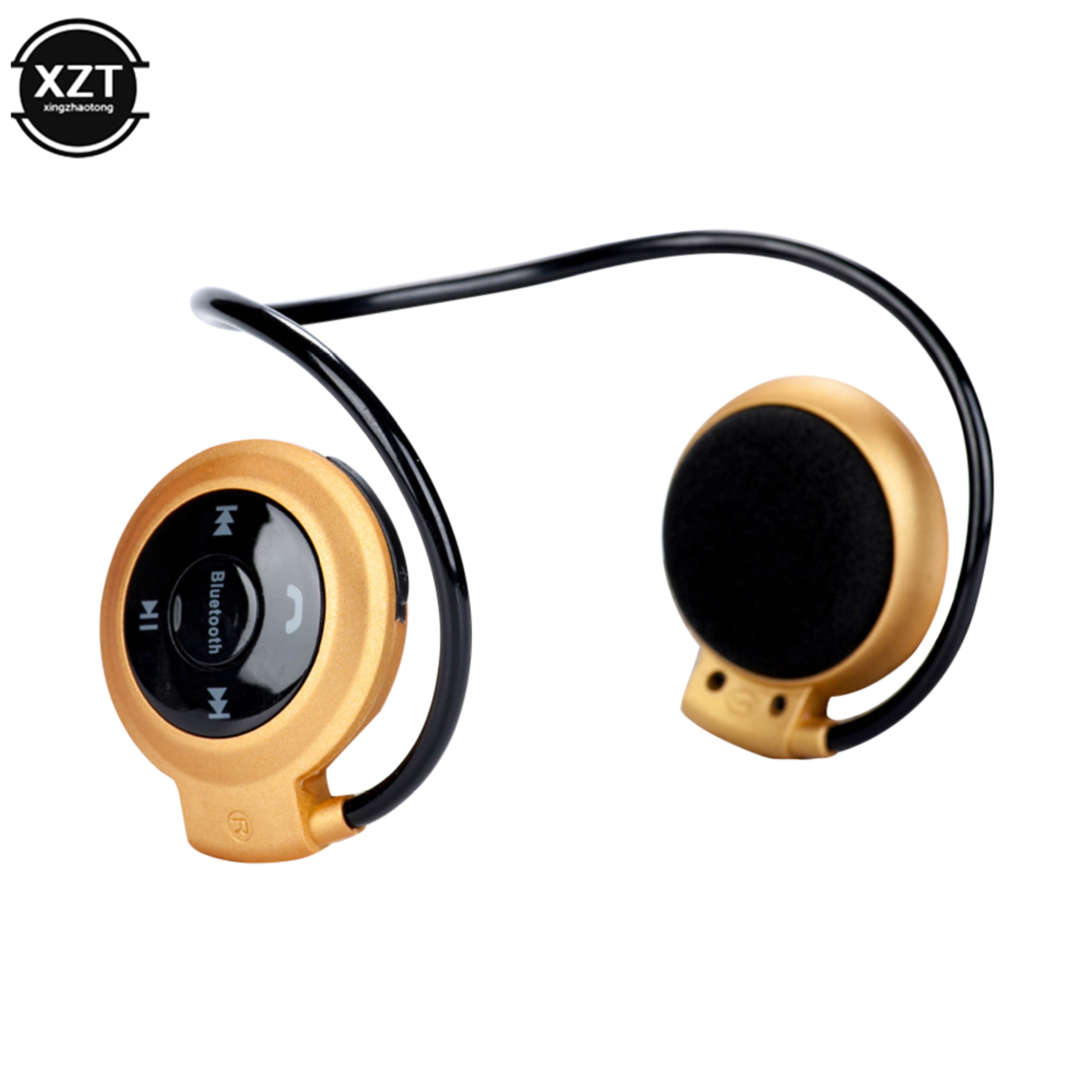 Waterproof Mini Wireless Bluetooth Headphones with Microphone, Stereo Sports Headphones, SD Card Music Player – view 4