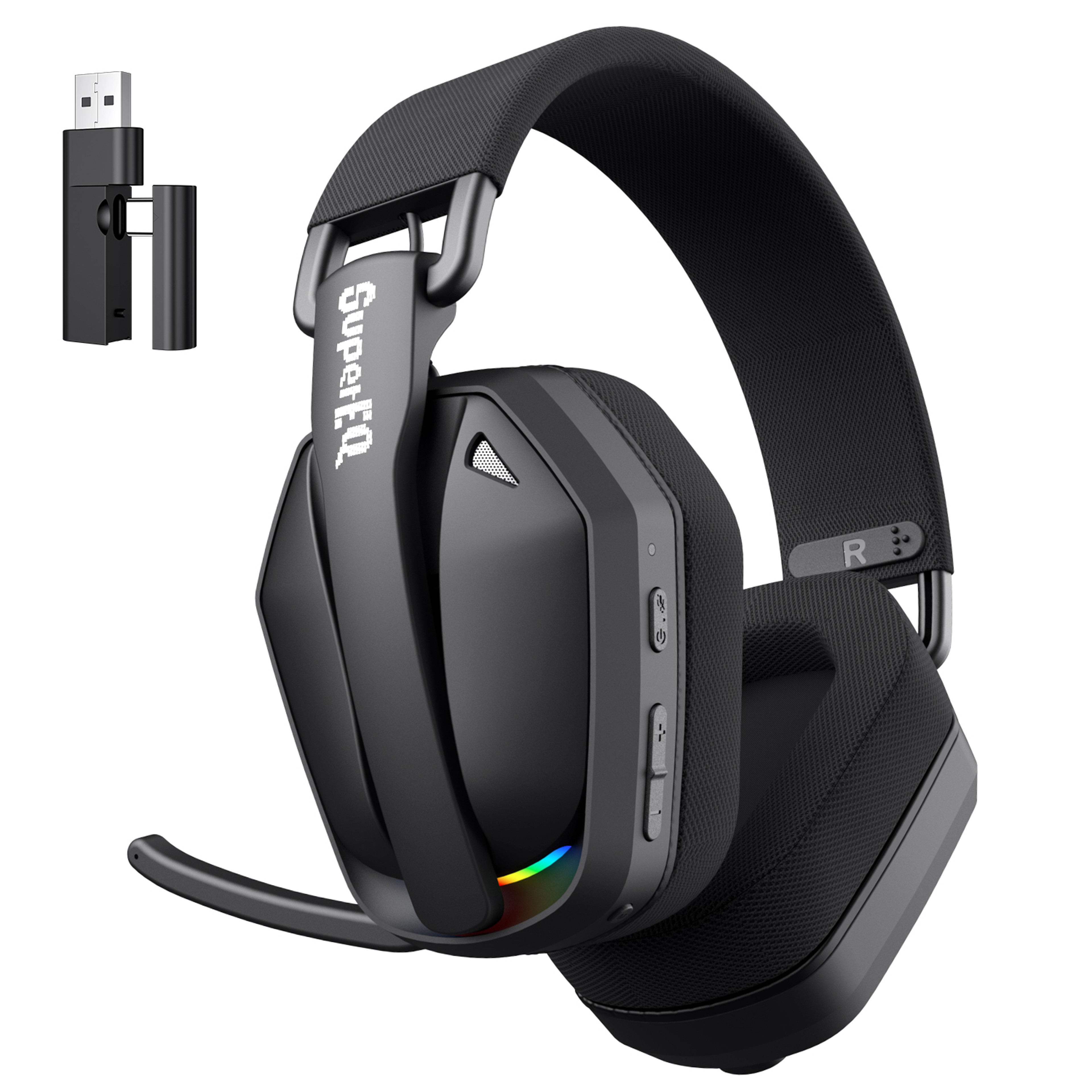 SuperEQ G19BT Wireless Gaming Headphones, Ultra-light Bluetooth 5.4 Headset, Mic for PC PS5 Xbox EKSA Choice – view 7