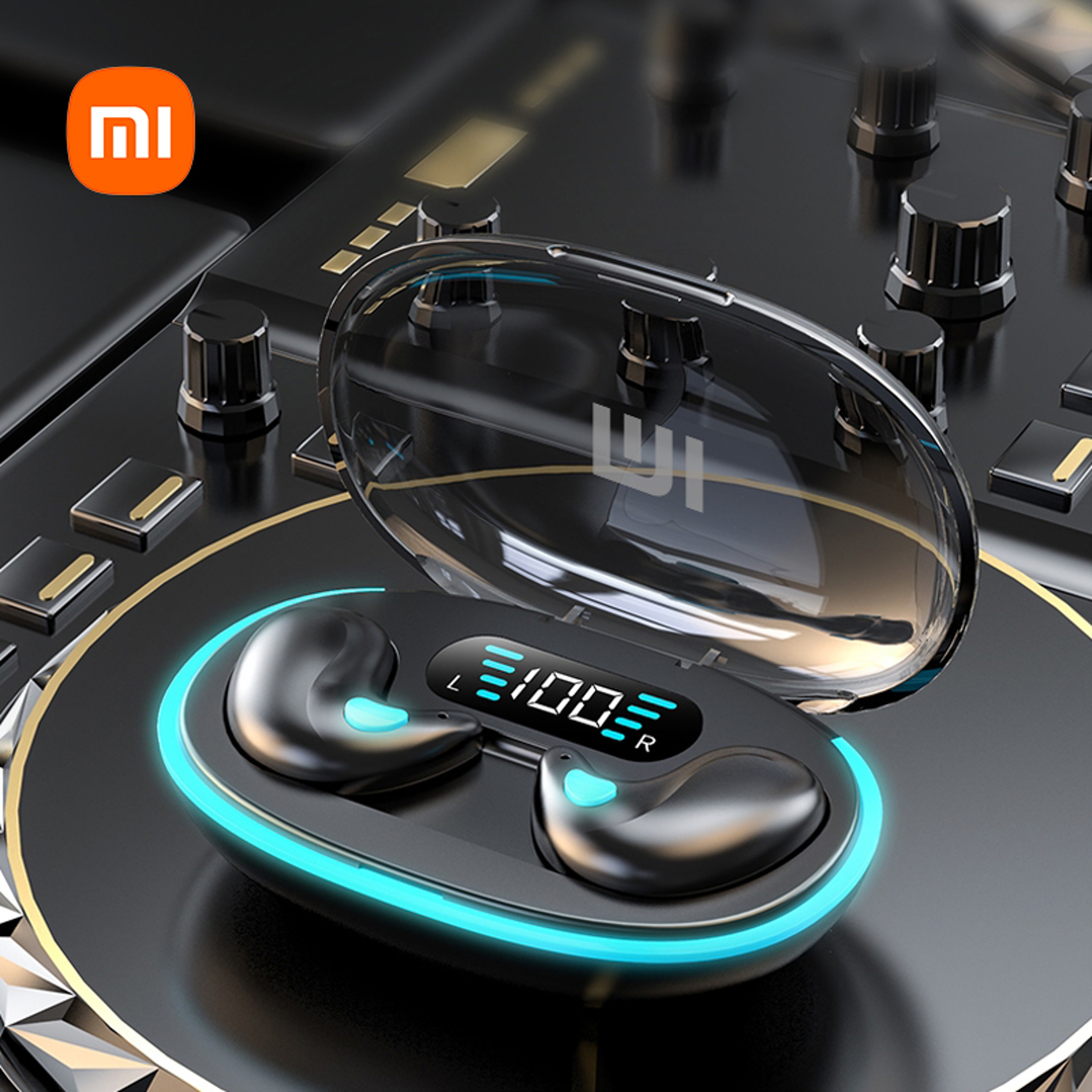 Xiaomi X55 Mini Earphone Wireless Earphone, Sleep Bluetooth Earbuds HIFI Stereo Sport Game Headphones for Music and Call – view 1