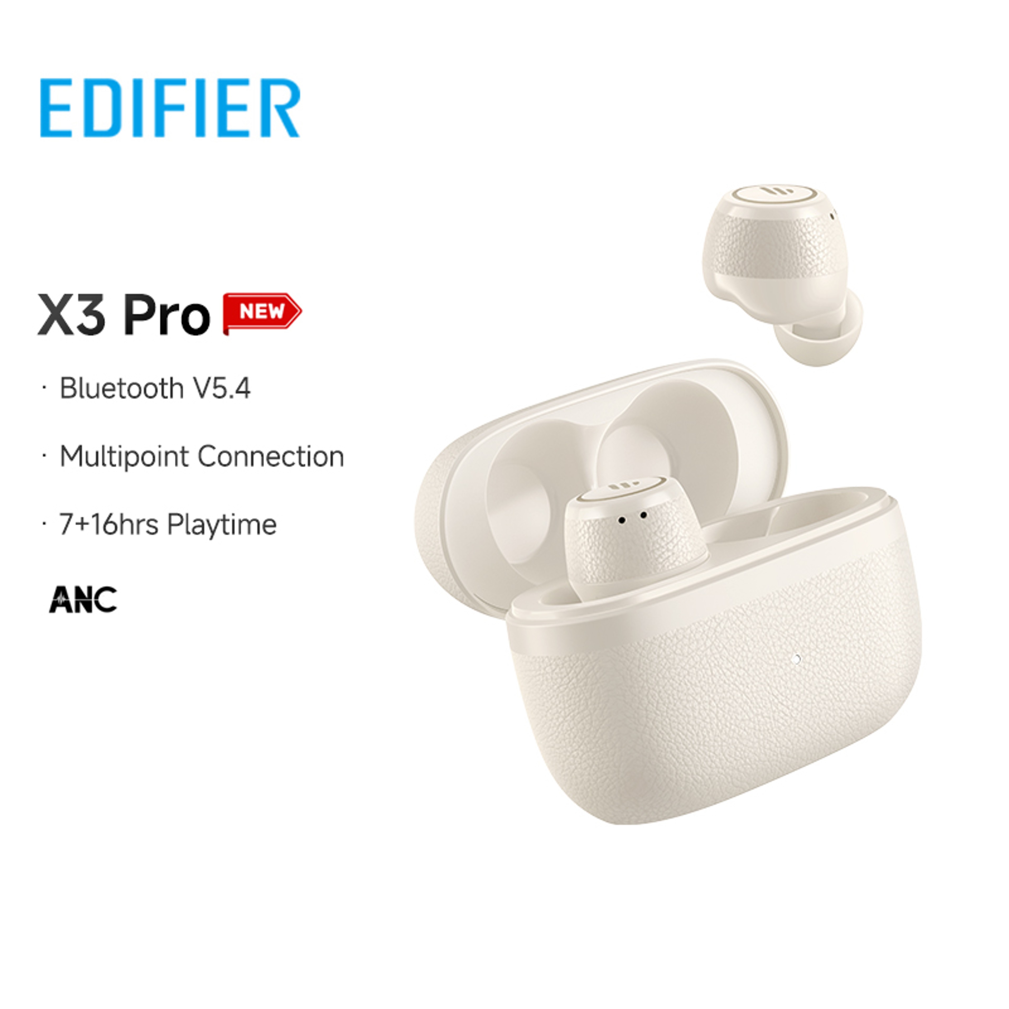 Edifier X3 Pro True Wireless Earbuds, Bluetooth V5.4, Noise Cancelling, Multipoint Connection, Lightweight, IP54 Rated – view 8
