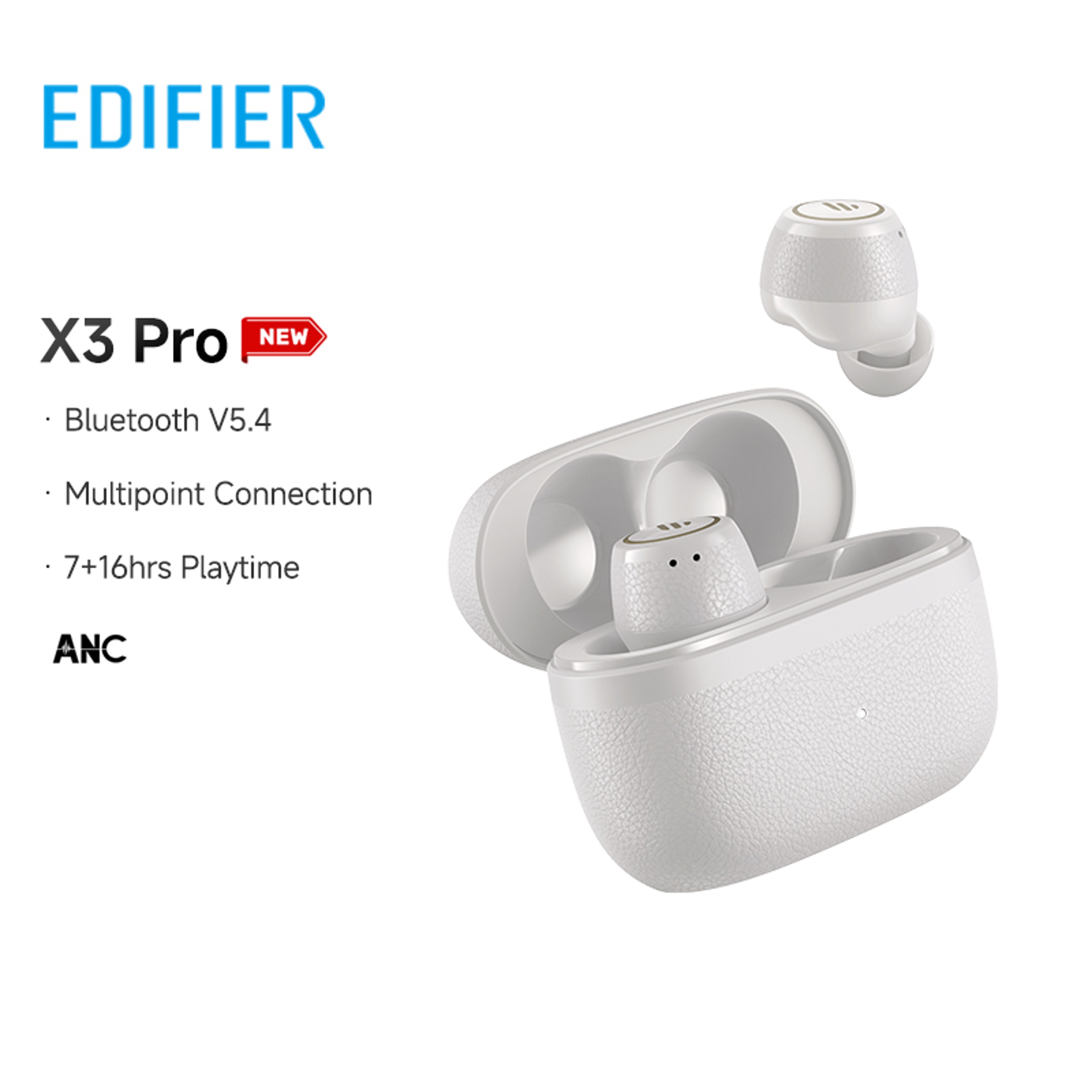 Edifier X3 Pro True Wireless Earbuds, Bluetooth V5.4, Noise Cancelling, Multipoint Connection, Lightweight, IP54 Rated – view 9