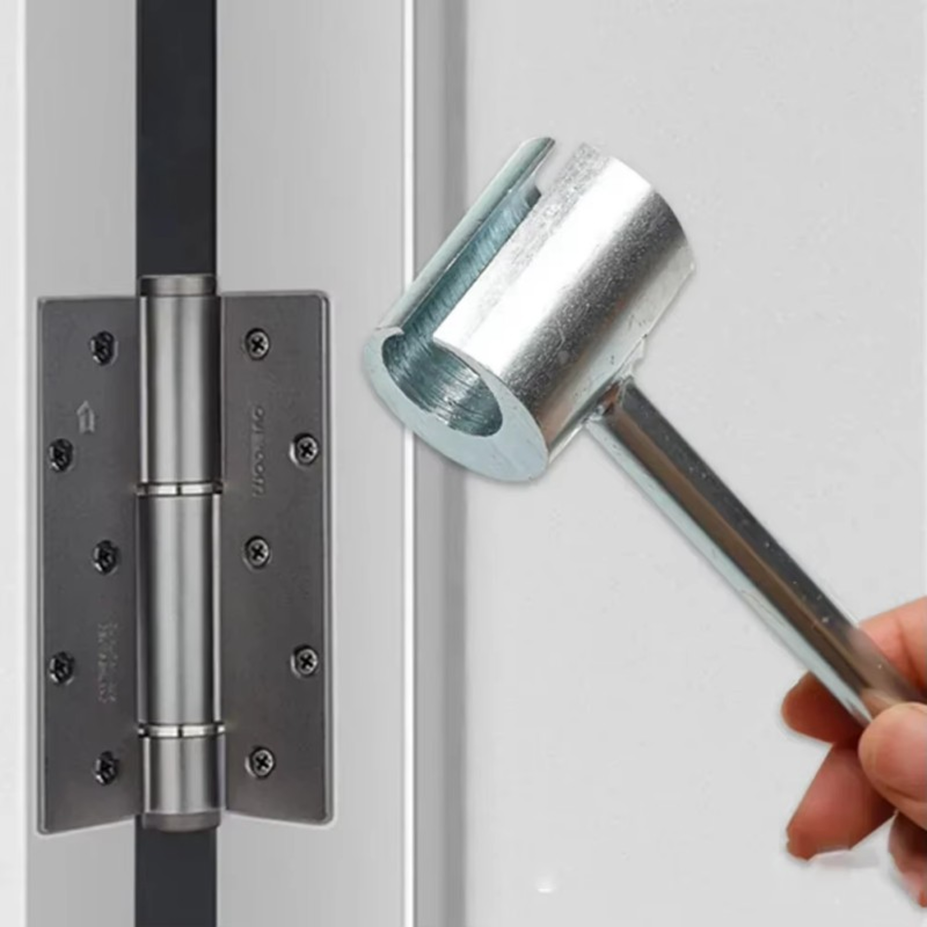 Door Hinge Adjustment Hand Tool Adjustable Wrench Tool For Fixing Sagging  Misaligned Doors 0