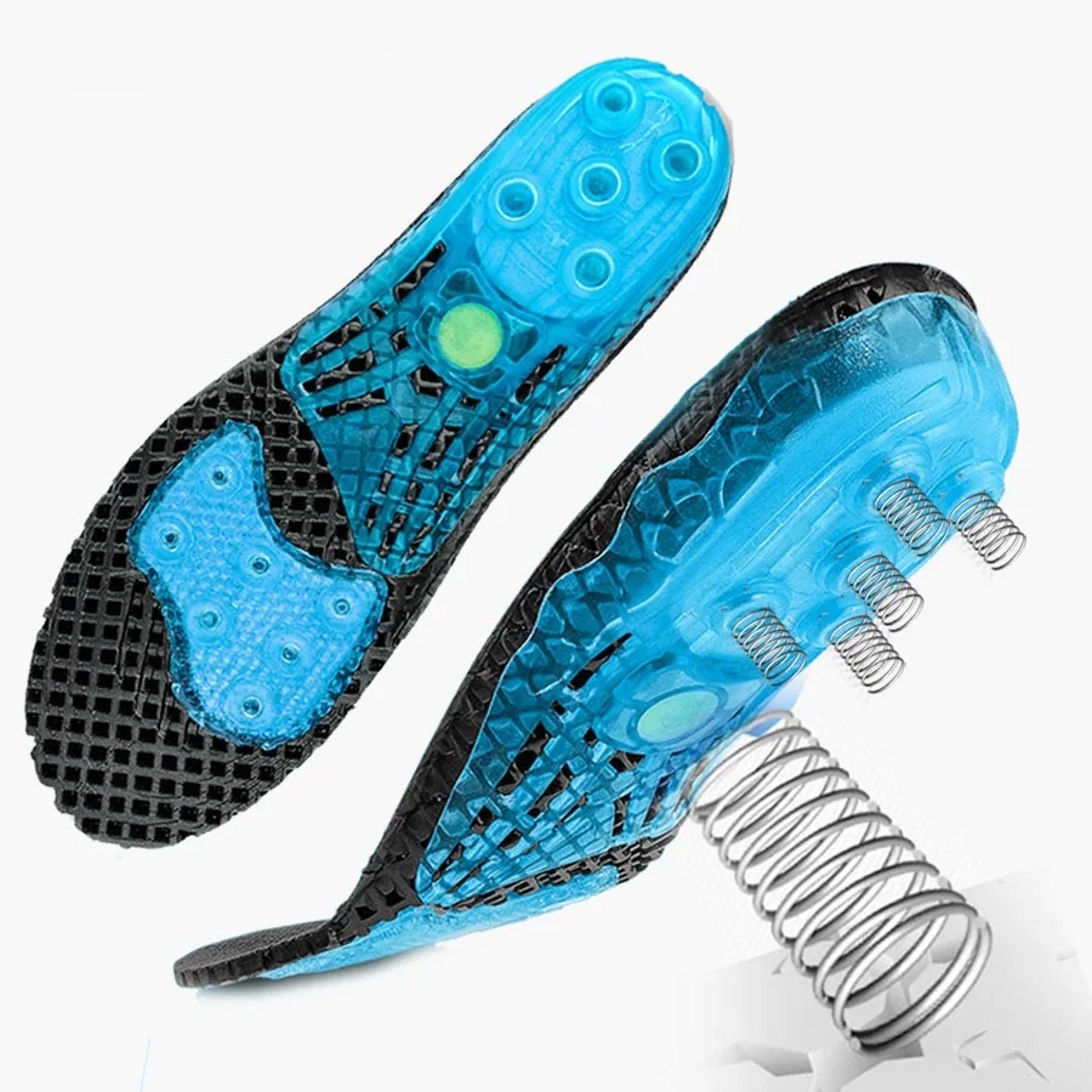 EVA Spring Orthotic Insoles, Silicone Orthopedic Shoe Sole Inserts, Flat Feet Arch Support, Plantar Fasciitis Foot Care – view 1