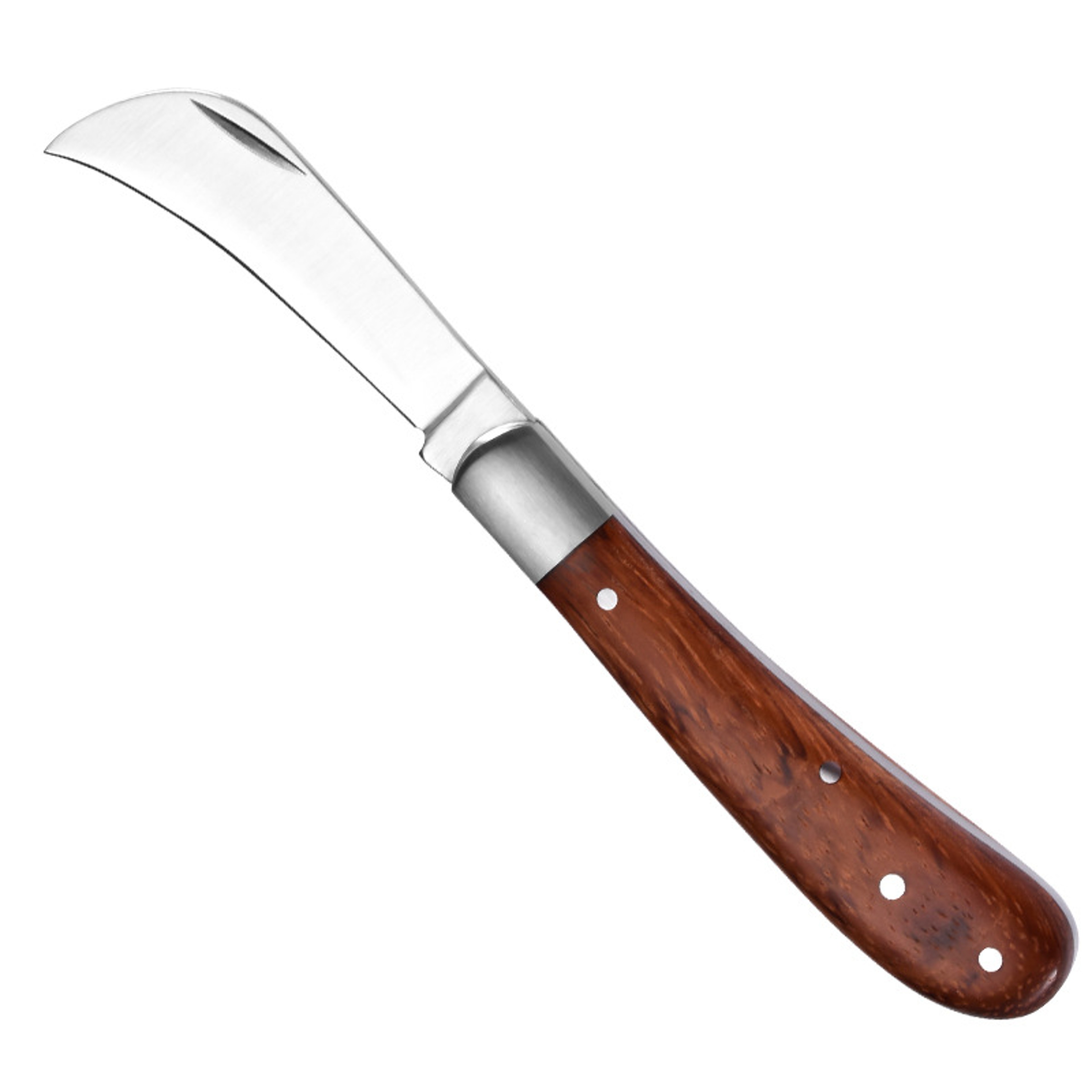 Professional Garden Grafting Tools, Folding Grafting Knife, Wooden Handle Fruit Tree Pruning Cutter Knife – view 8