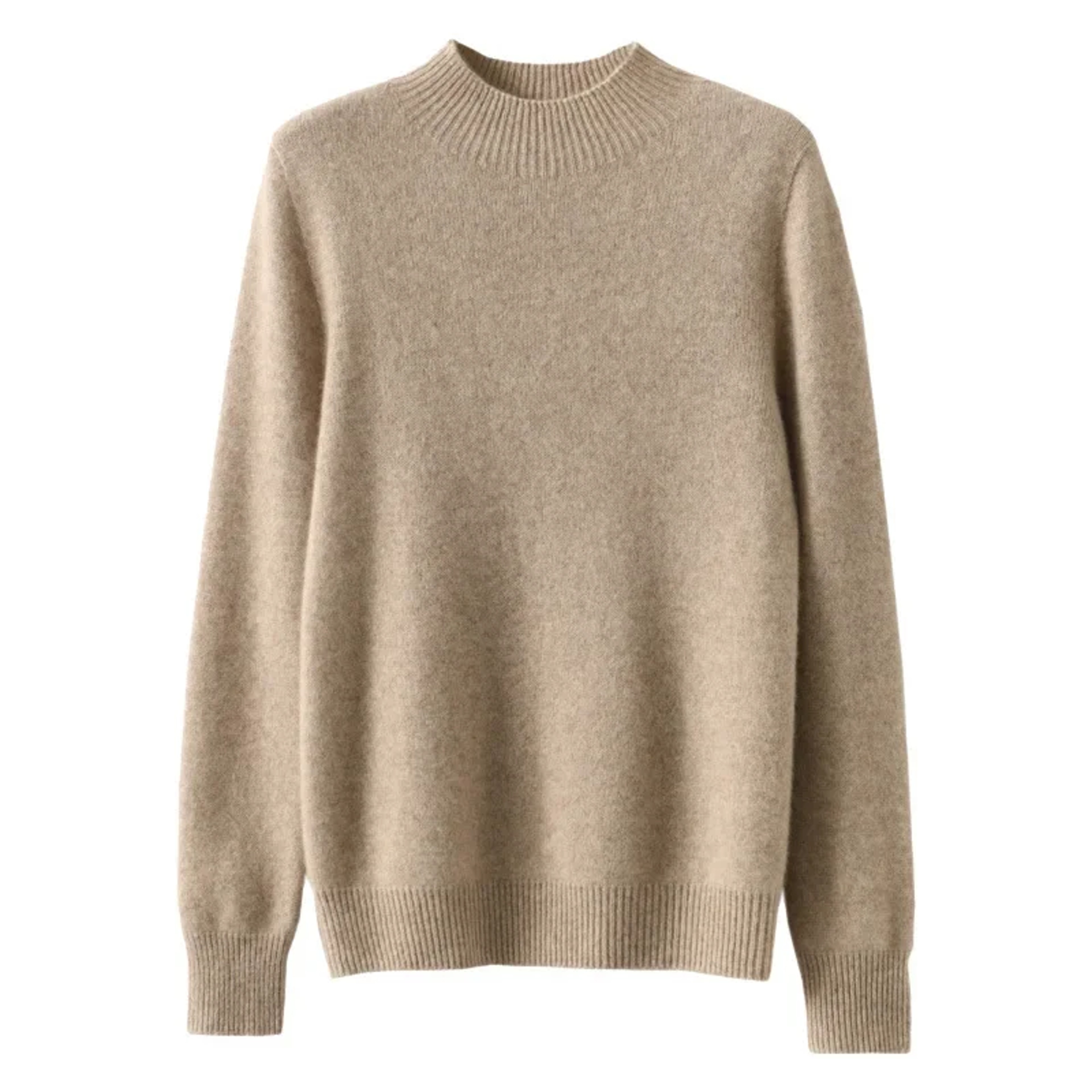 Autumn Winter Women Sweater, Fashion Warm Bottoming Shirts, Half High Collar Knitwear Solid Long Sleeve Pullovers – view 5